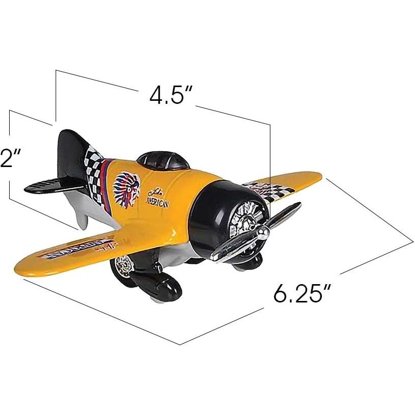 Set de 2 Aviones de Metal Fundido ArtCreativity con Retroceso