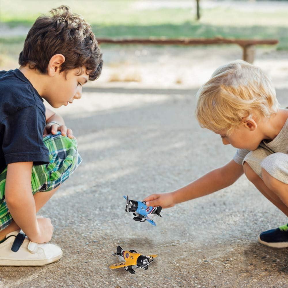 Set de 2 Aviones de Metal Fundido ArtCreativity con Retroceso