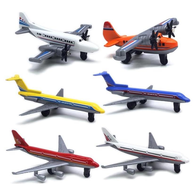 Paquete de 6 Mini Juguetes de Avión VVUFXQH para Niños