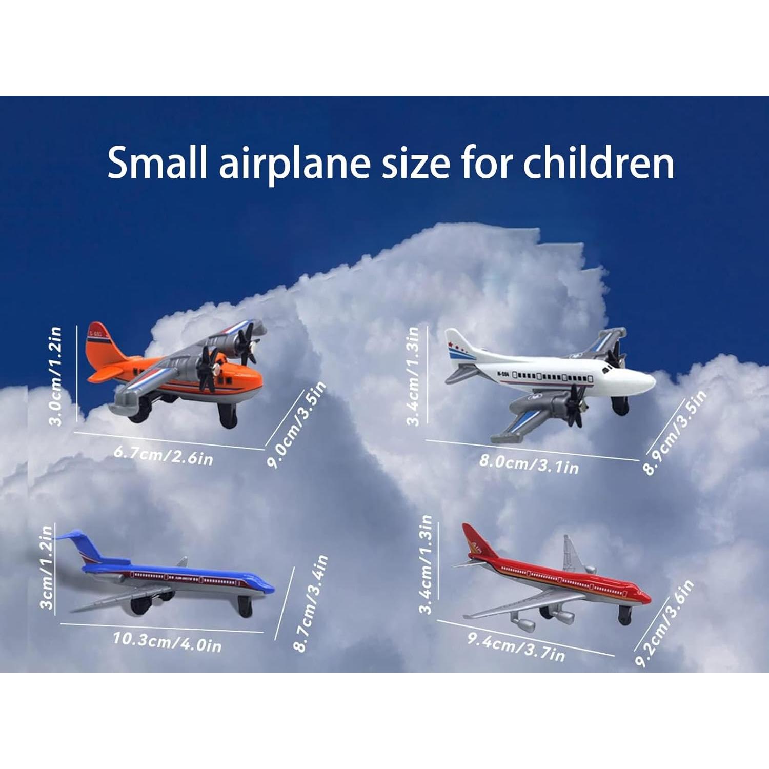 Paquete de 6 Mini Juguetes de Avión VVUFXQH para Niños
