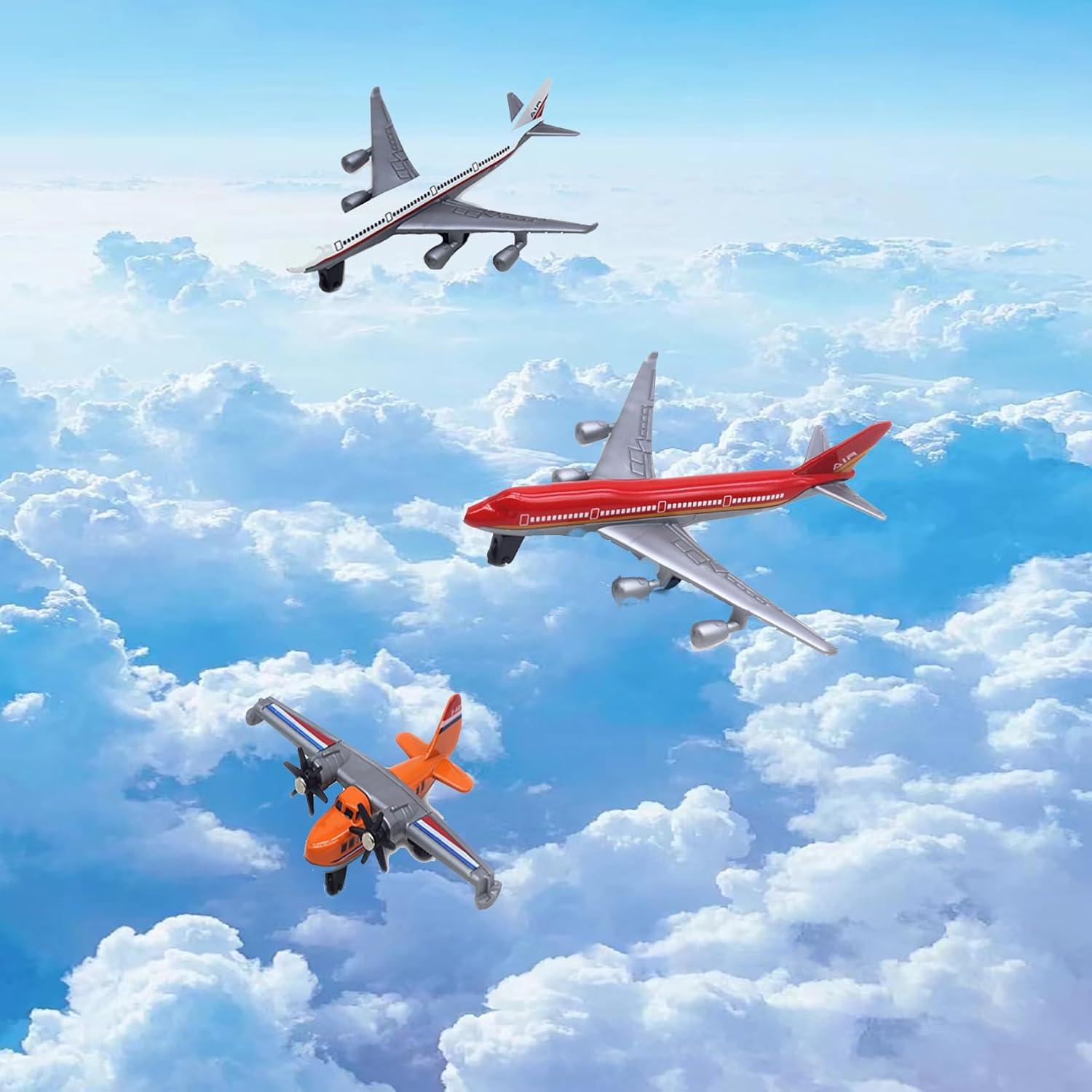 Paquete de 6 Mini Juguetes de Avión VVUFXQH para Niños