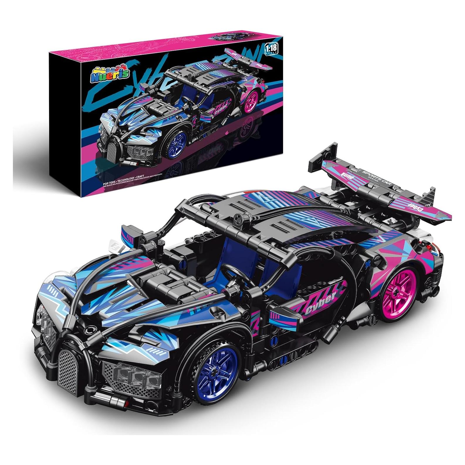 Modelo de Coche Super Deportivo Nueris 1:18 423 Piezas