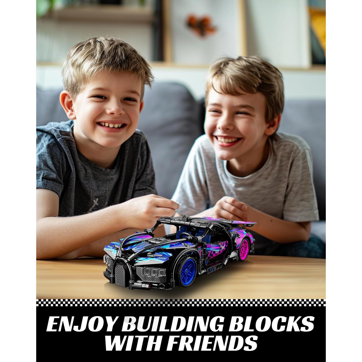 Modelo de Coche Super Deportivo Nueris 1:18 423 Piezas