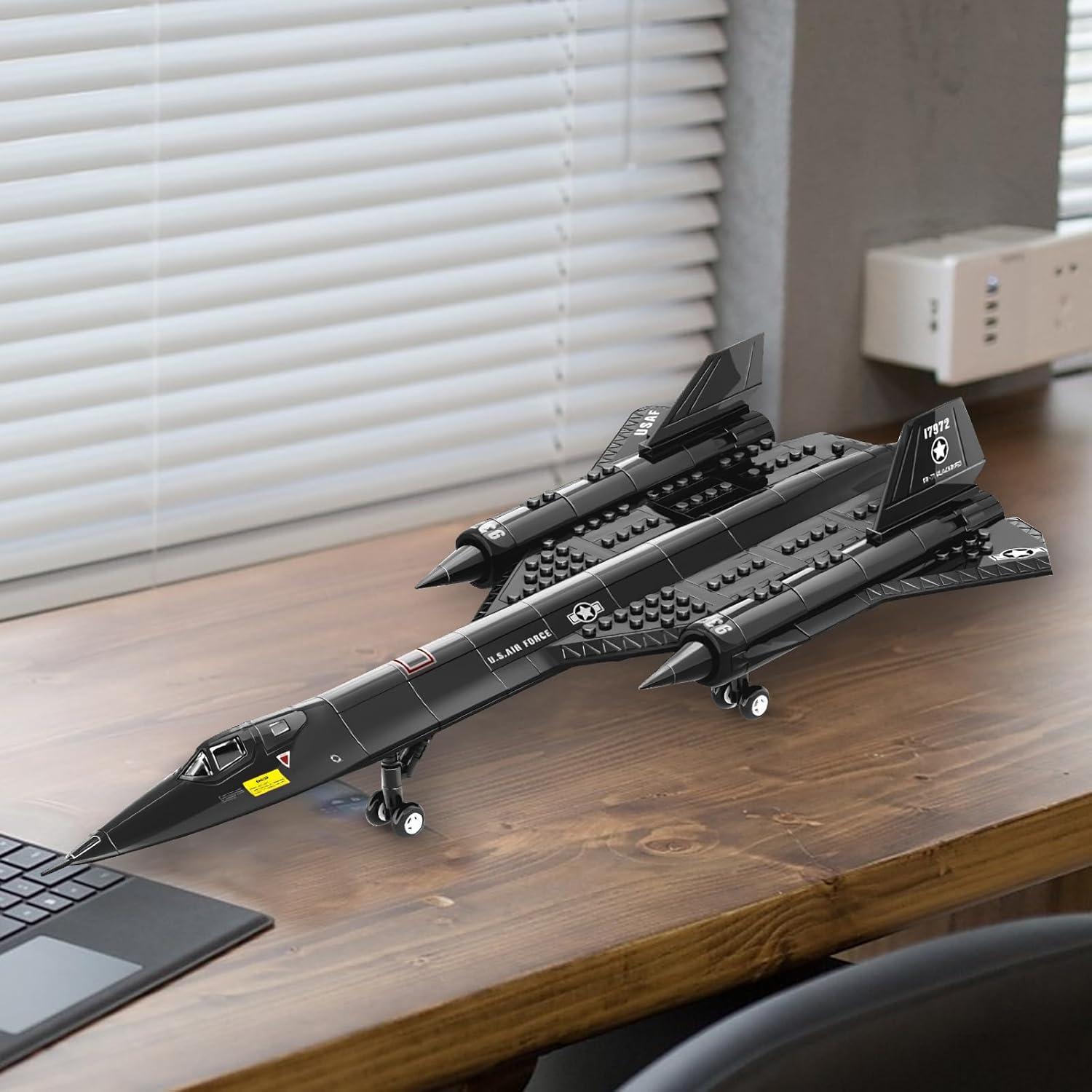 Set de Construcción Jet de Combate SR-71 TOY PLAYER 183 Piezas