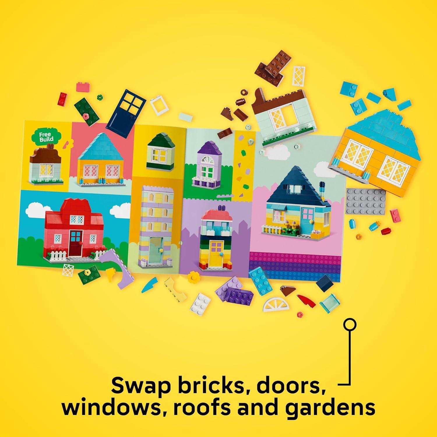 LEGO Clásico Casas Creativas 11035 - Set de Construcción 850 Piezas