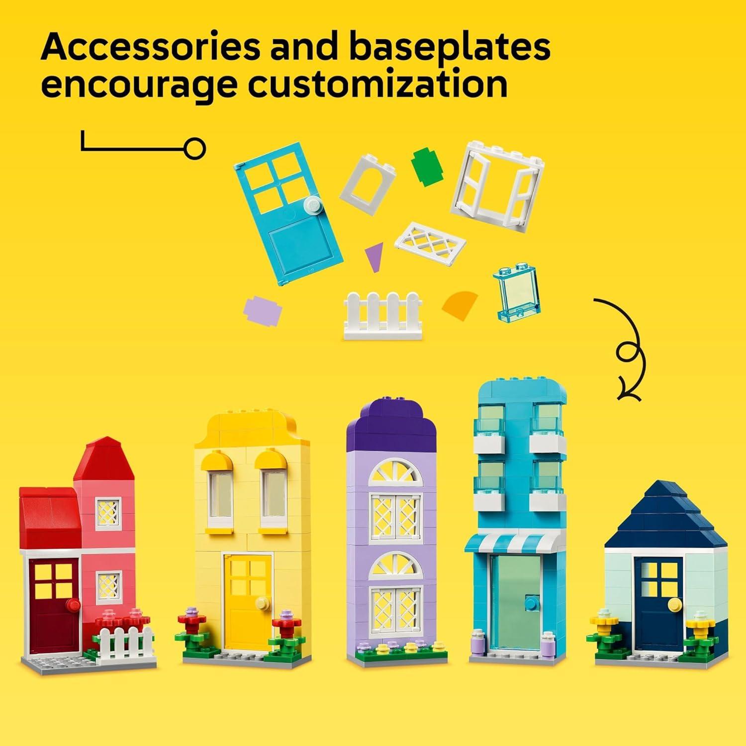 LEGO Clásico Casas Creativas 11035 - Set de Construcción 850 Piezas