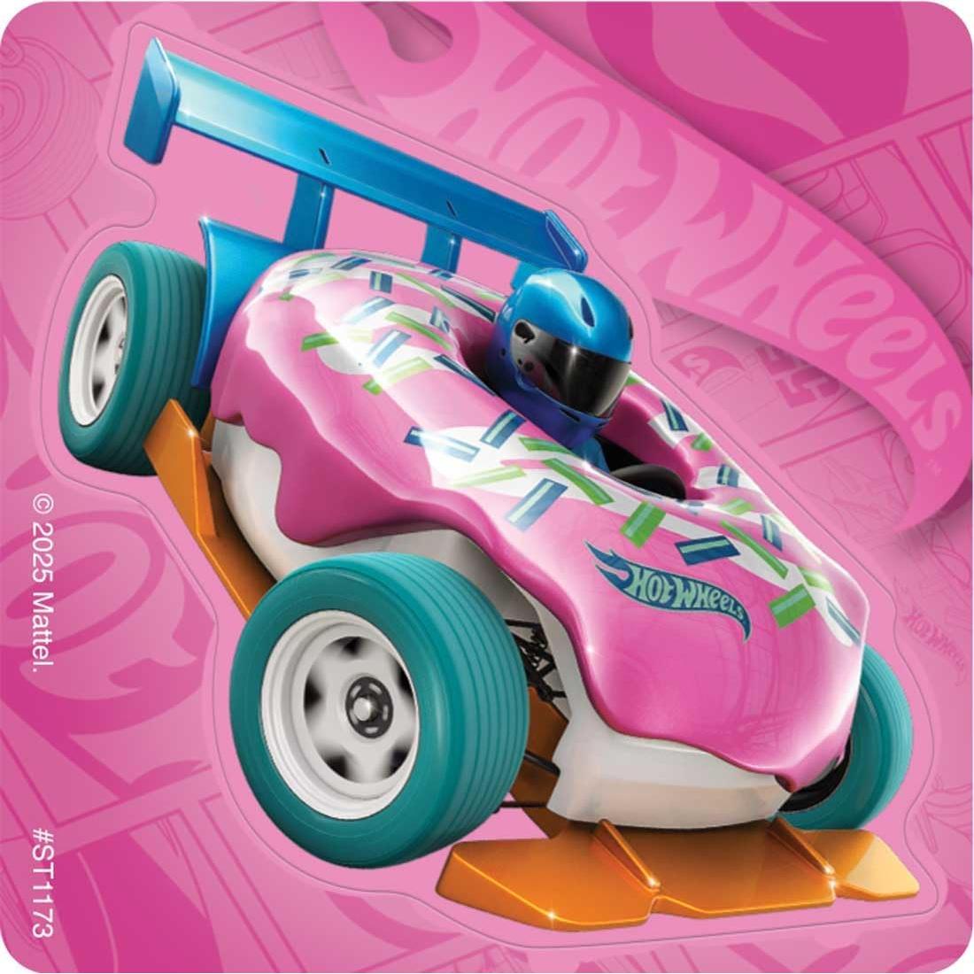 Pegatinas Hot Wheels Sonrisa - 100 Unidades - Hipoalergénicas