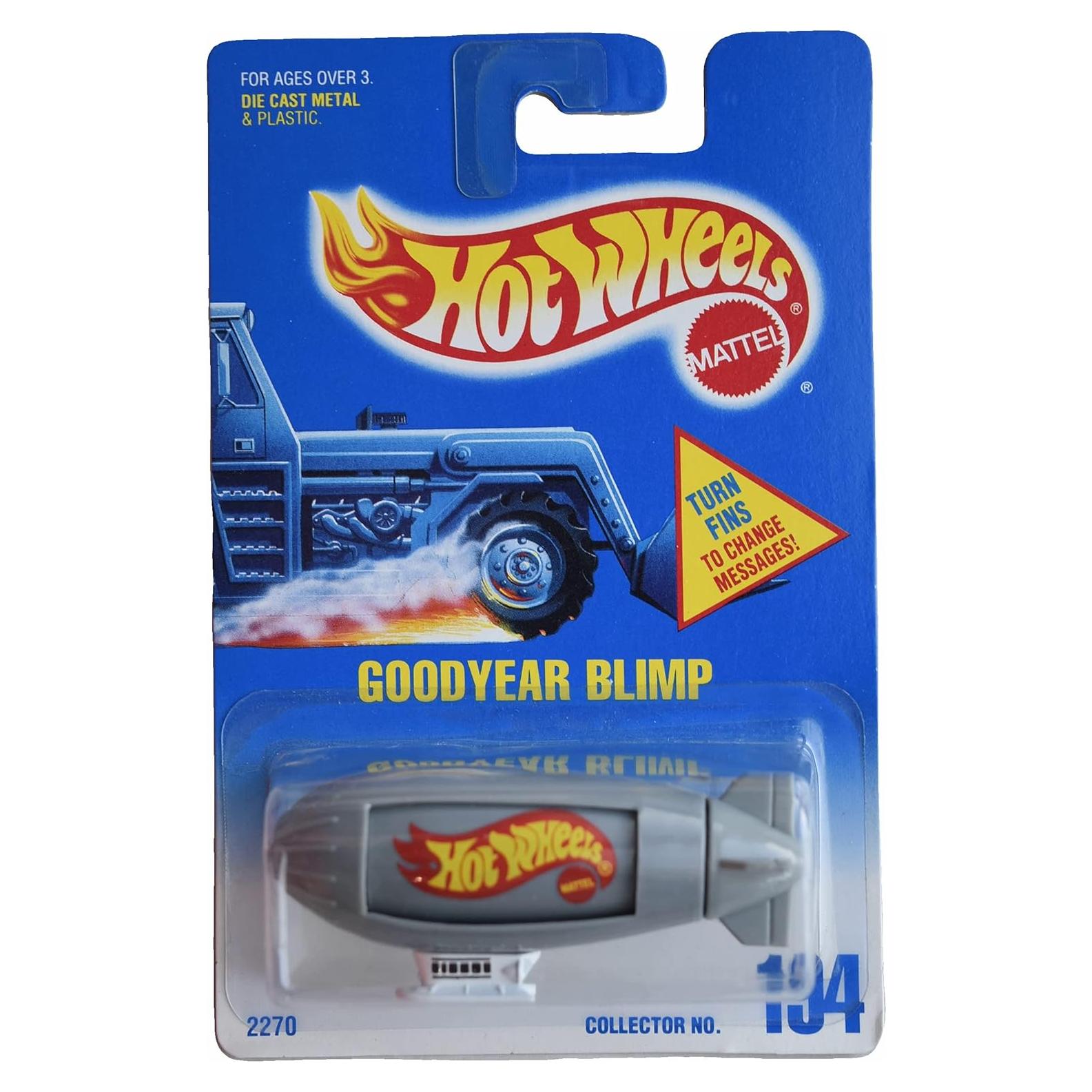 Auto de colección Blimp Goodyear Hot Wheels 1:64