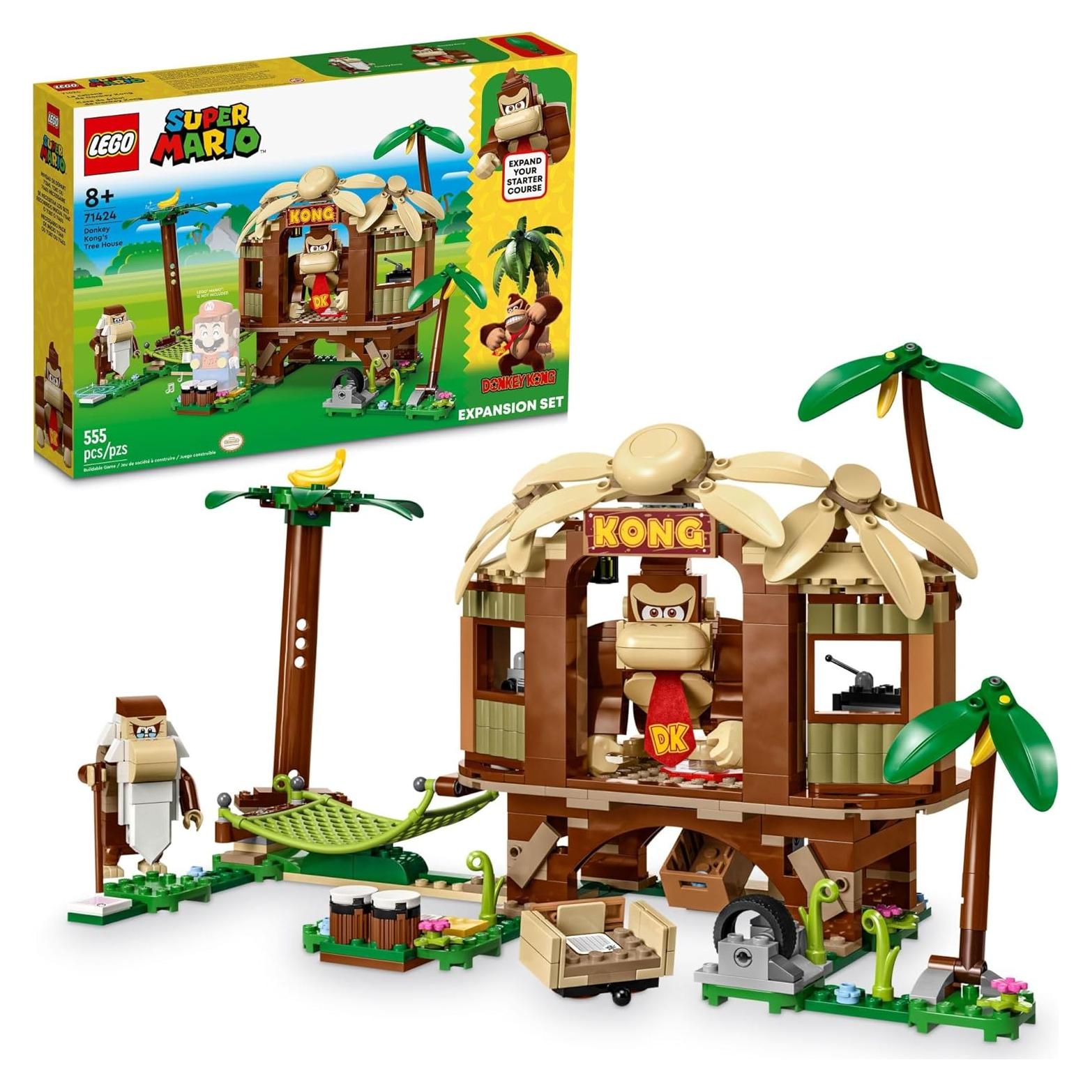 LEGO Super Mario Casa del Árbol Donkey Kong 71424 - 555 Piezas