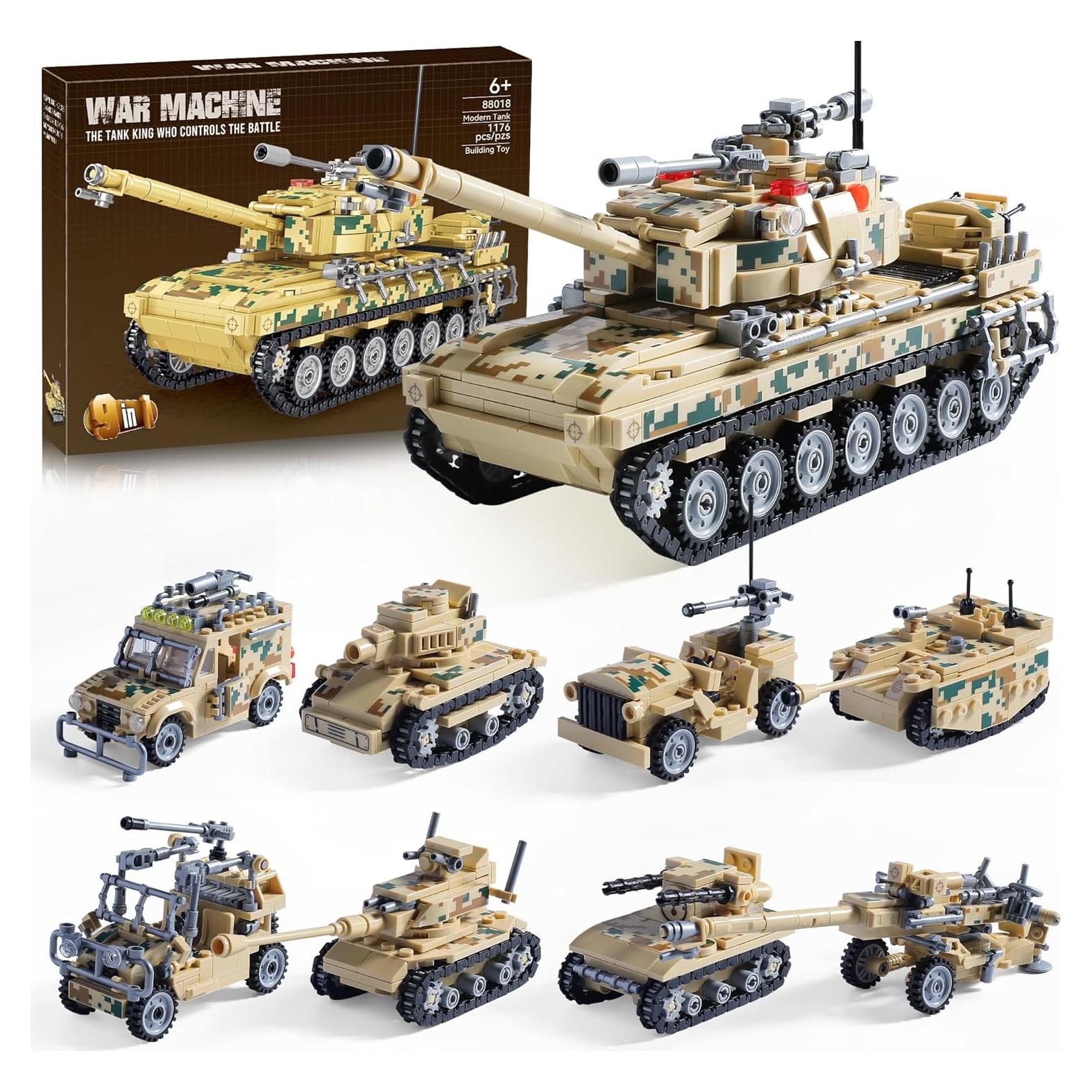 Juego de Bloques de Construcción Militares MISTBUY 1176 Piezas