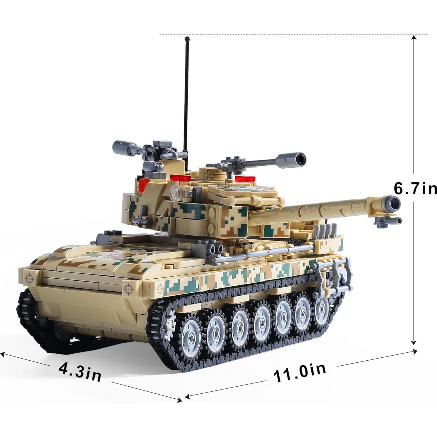Juego de Bloques de Construcción Militares MISTBUY 1176 Piezas