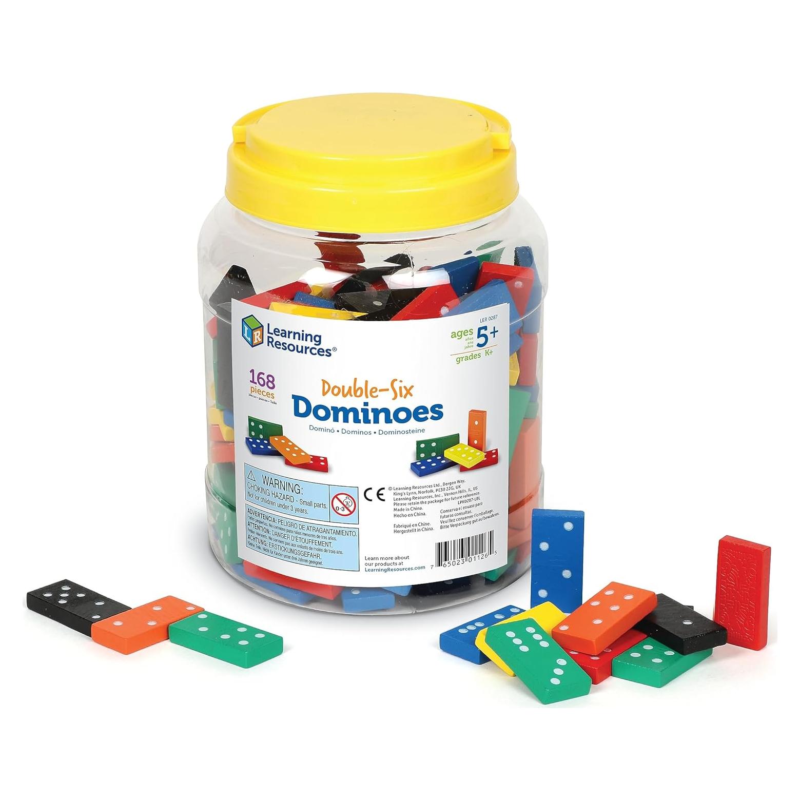 Dominó Doble Seis Learning Resources 168 Piezas Educativas