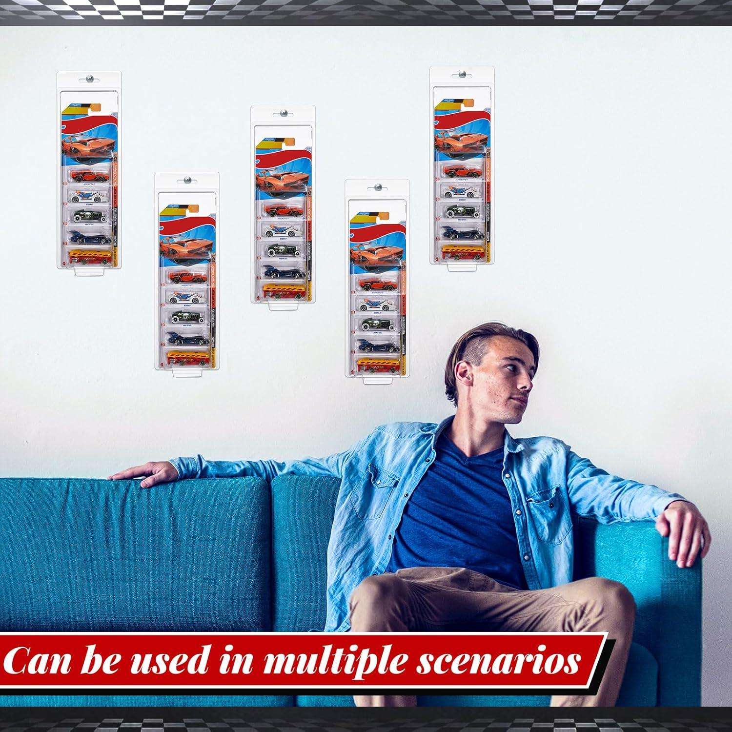 Estuches Protectores para Hot Wheels Wesiti - 5 Pcs, 39.5x12.5x6 cm