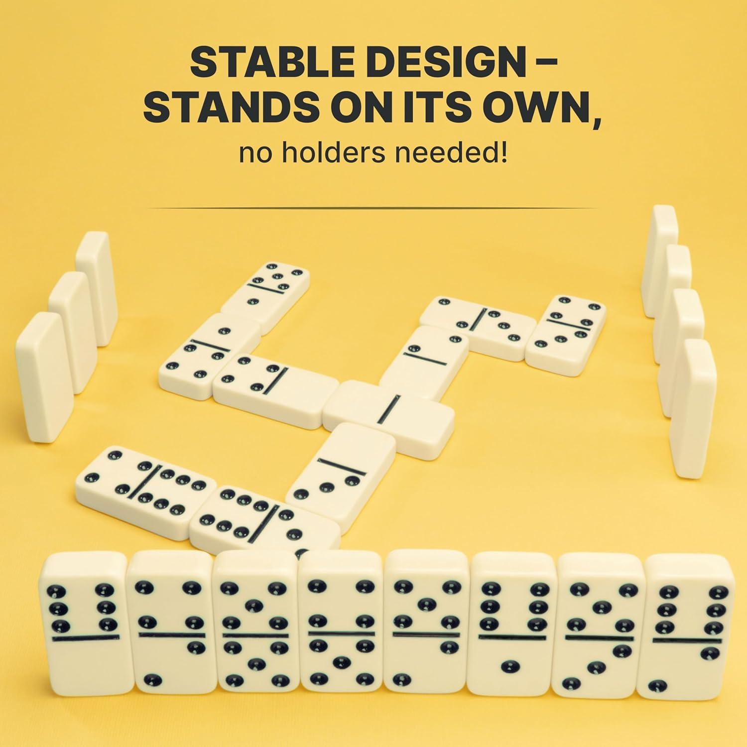 Juego de Dominó Mega Queensell Doble 6 con 28 Fichas