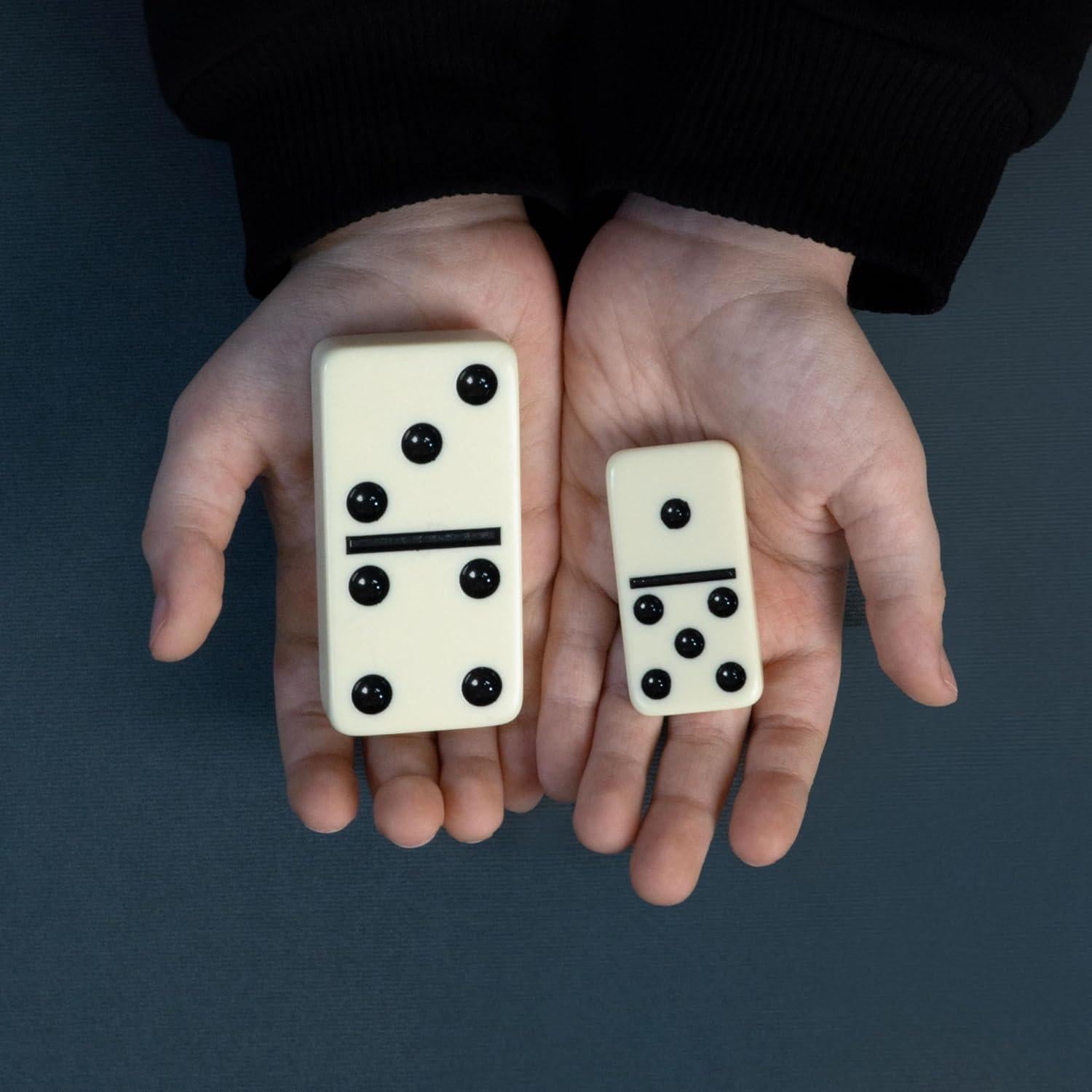 Juego de Dominó Mega Queensell Doble 6 con 28 Fichas