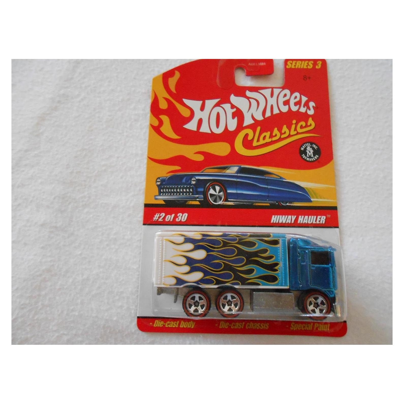 Hot Wheels Clásicos Serie 3 Camión de Carretera Spectraflame Azul