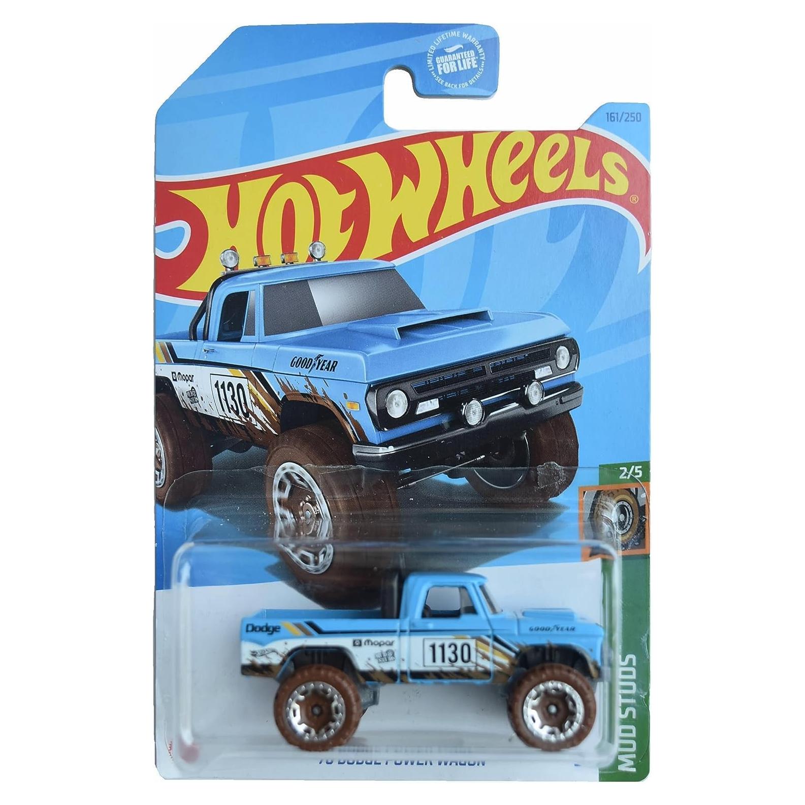 Hot Wheels Dodge Power Wagon 1970 Escala 1:64 Azul