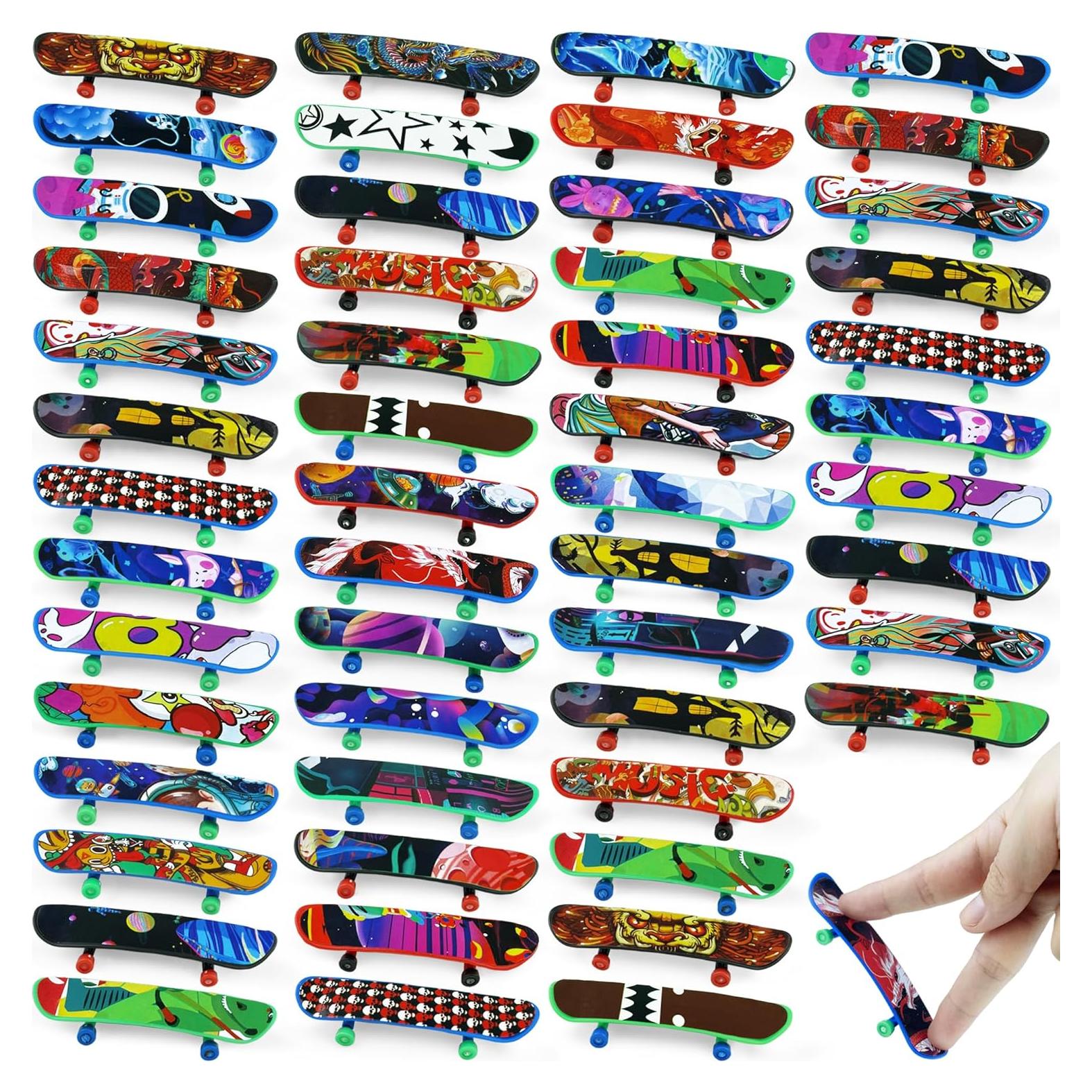Mini Patinetas de Dedo XIPEGPA 150 Piezas Juguetes Coloridos