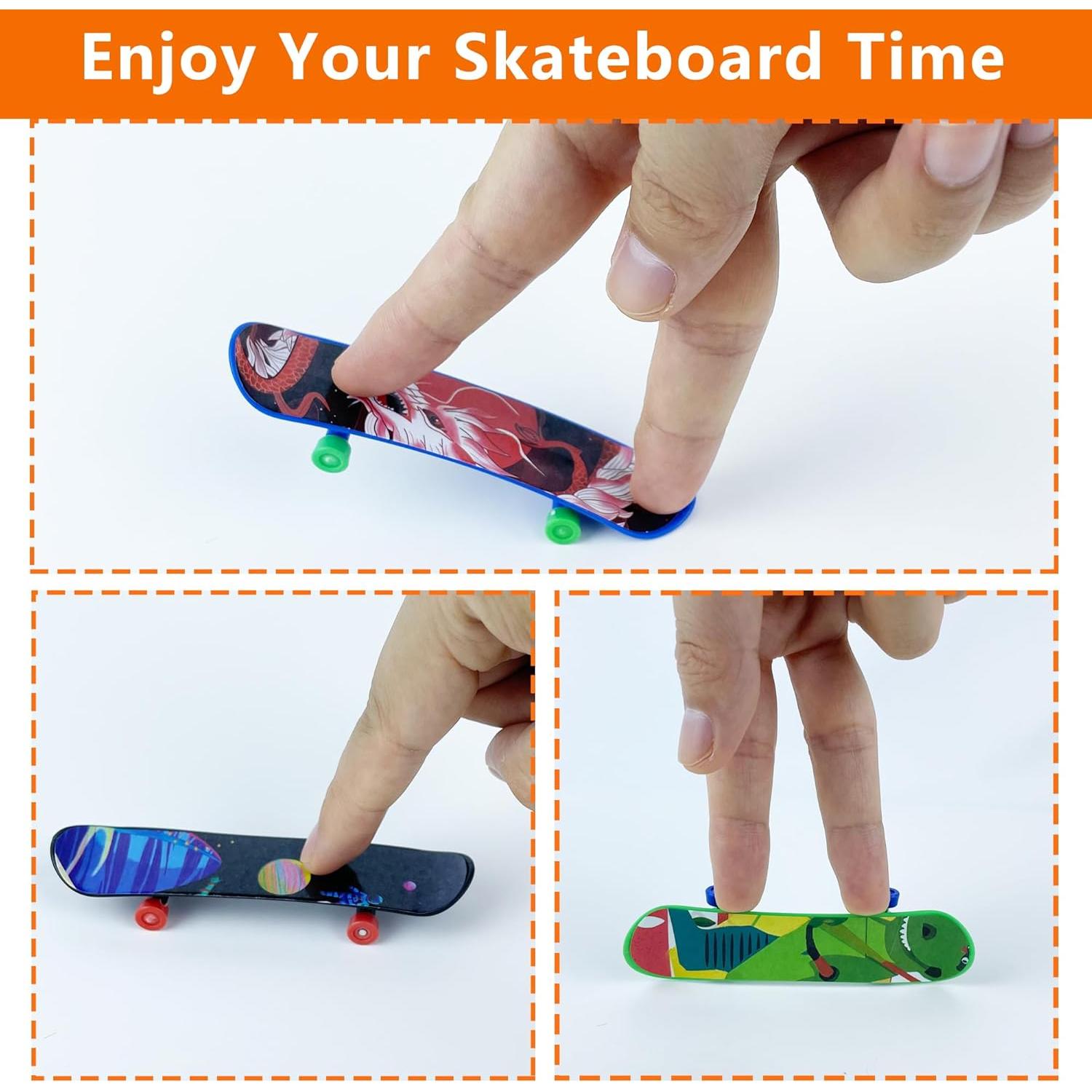 Mini Patinetas de Dedo XIPEGPA 150 Piezas Juguetes Coloridos