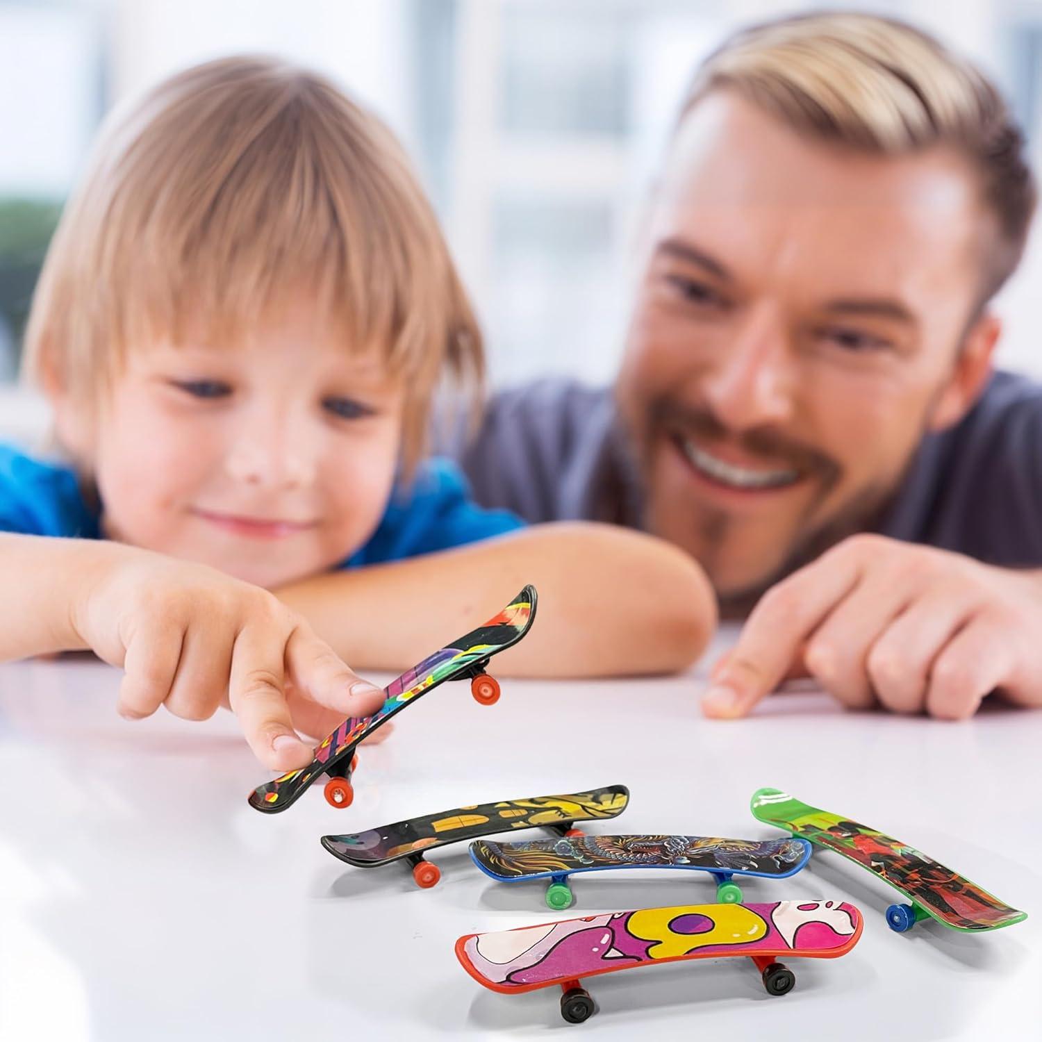 Mini Patinetas de Dedo XIPEGPA 150 Piezas Juguetes Coloridos