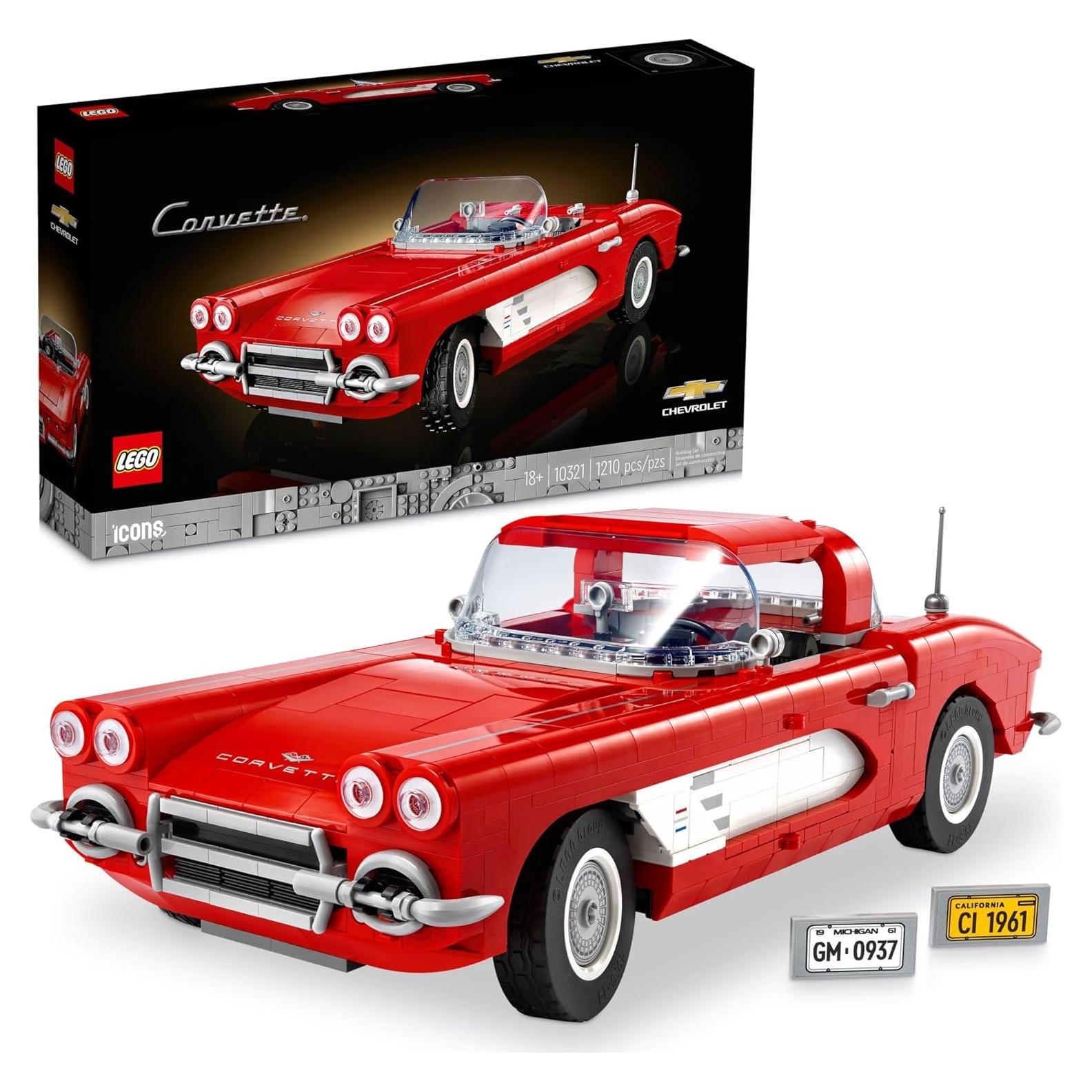 Set de Construcción LEGO Icons Corvette 1961 - 1210 Piezas