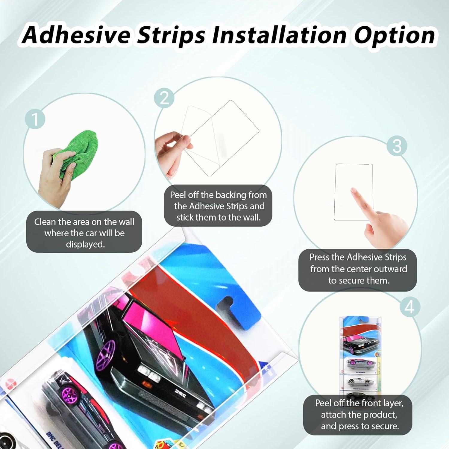 Estuche de Exhibición Montado en Pared 30 Pcs Ngdiluxury para Hot Wheels