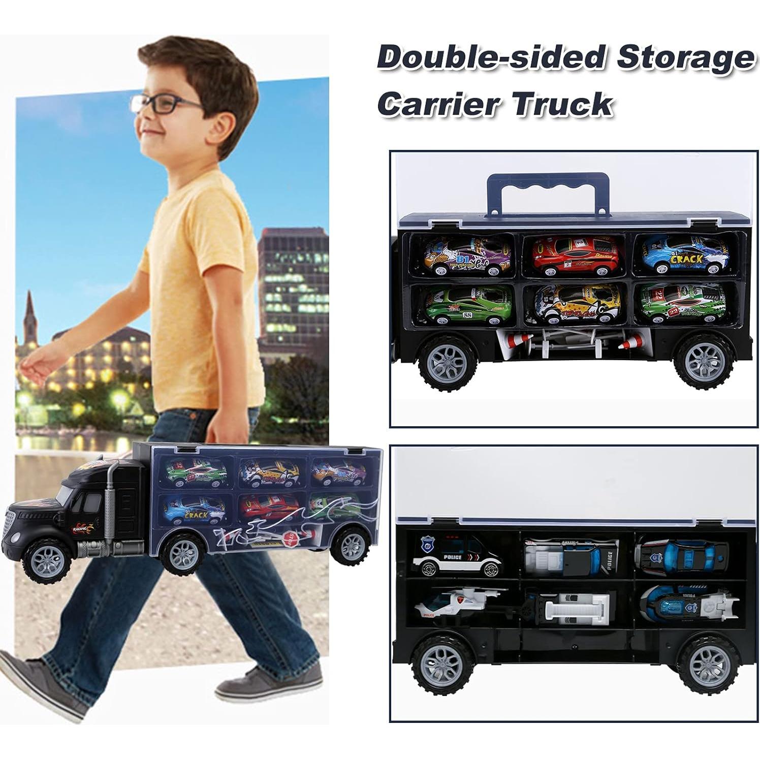 Conjunto de Camiones Transportadores JODUDLR con 12 Vehículos