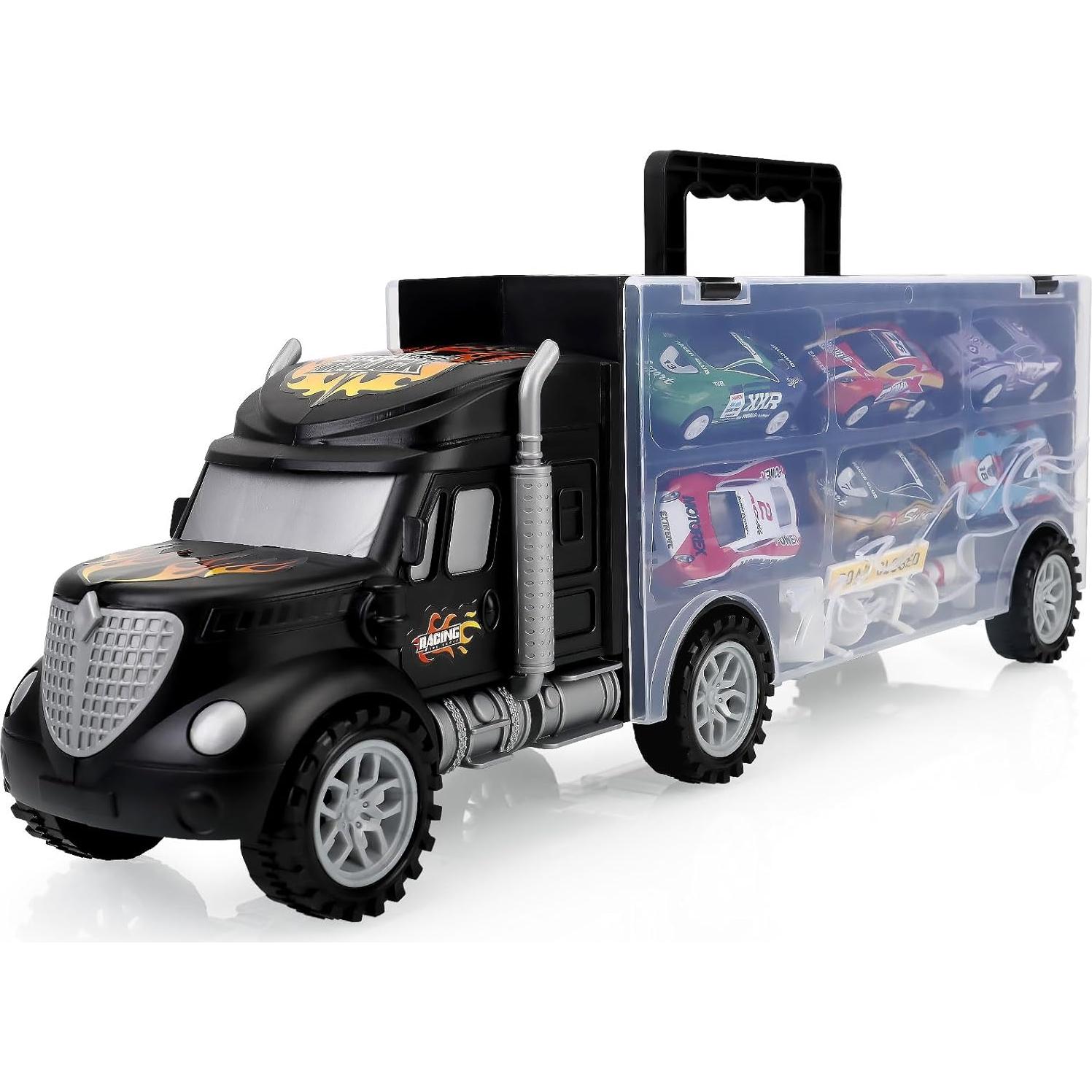 Conjunto de Camiones Transportadores JODUDLR con 12 Vehículos