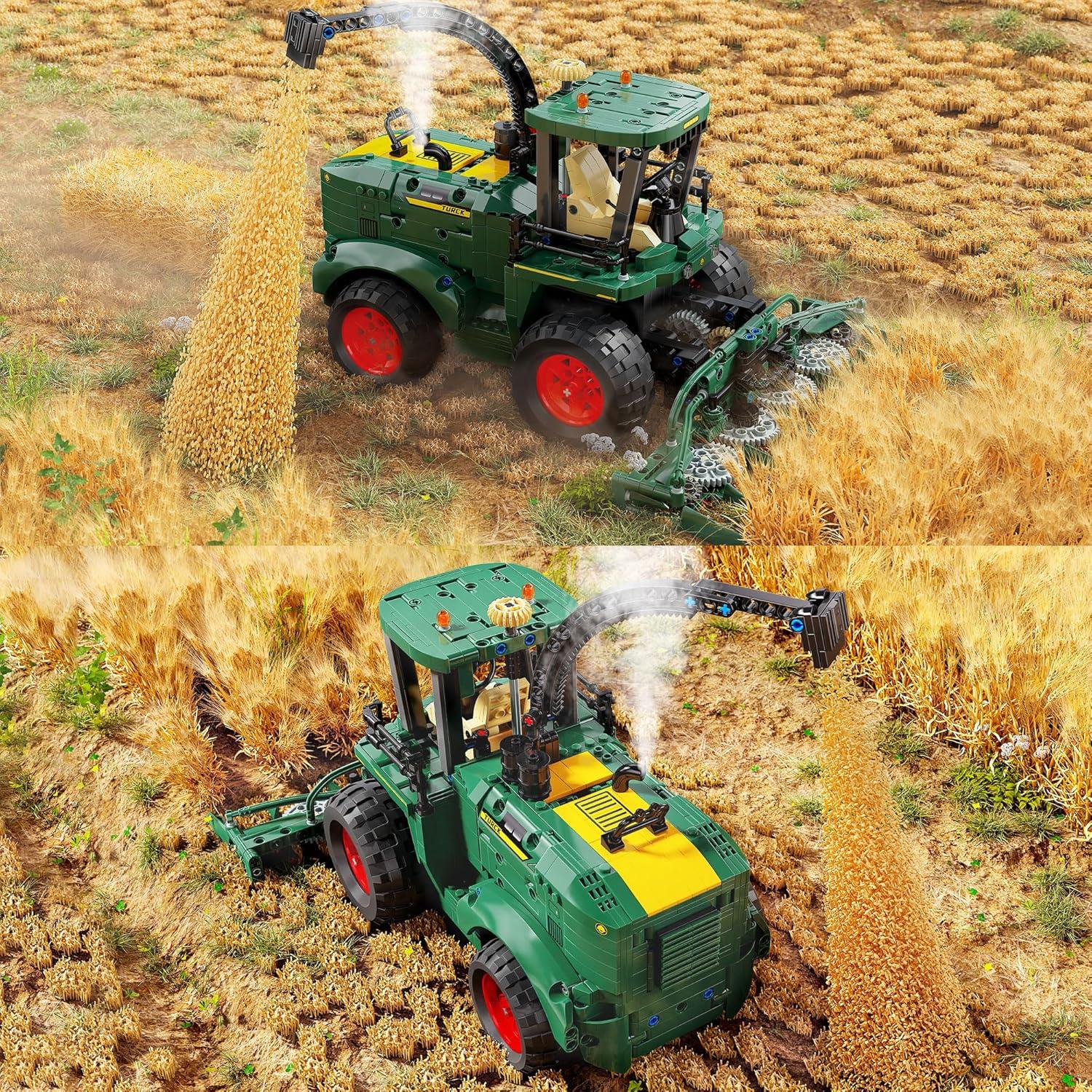 Conjunto de Bloques de Construcción Tractor Granja TYCOLE 1162 Piezas