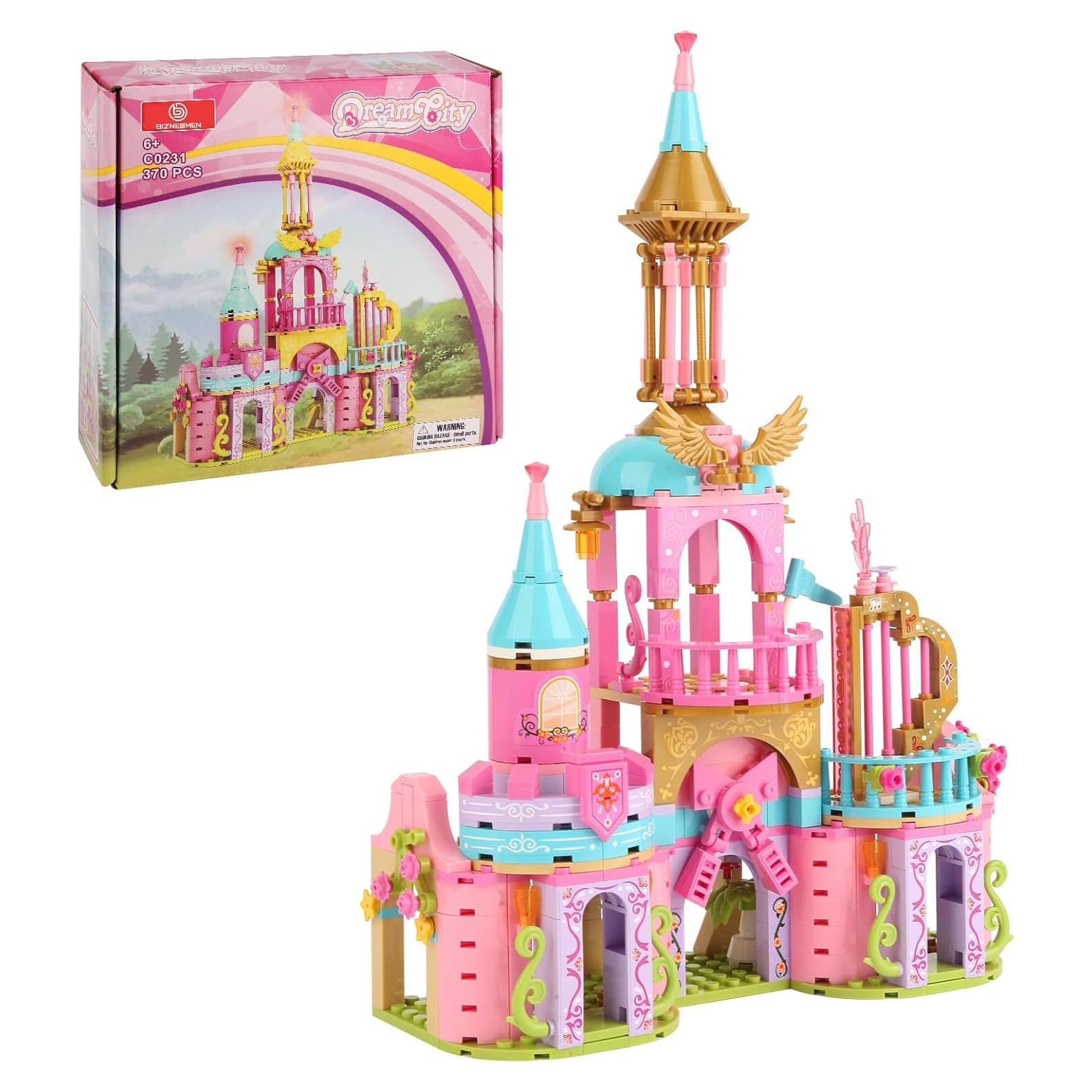 Juego de Construcción Castillo de Princesa BIZNESMEN 370 Piezas