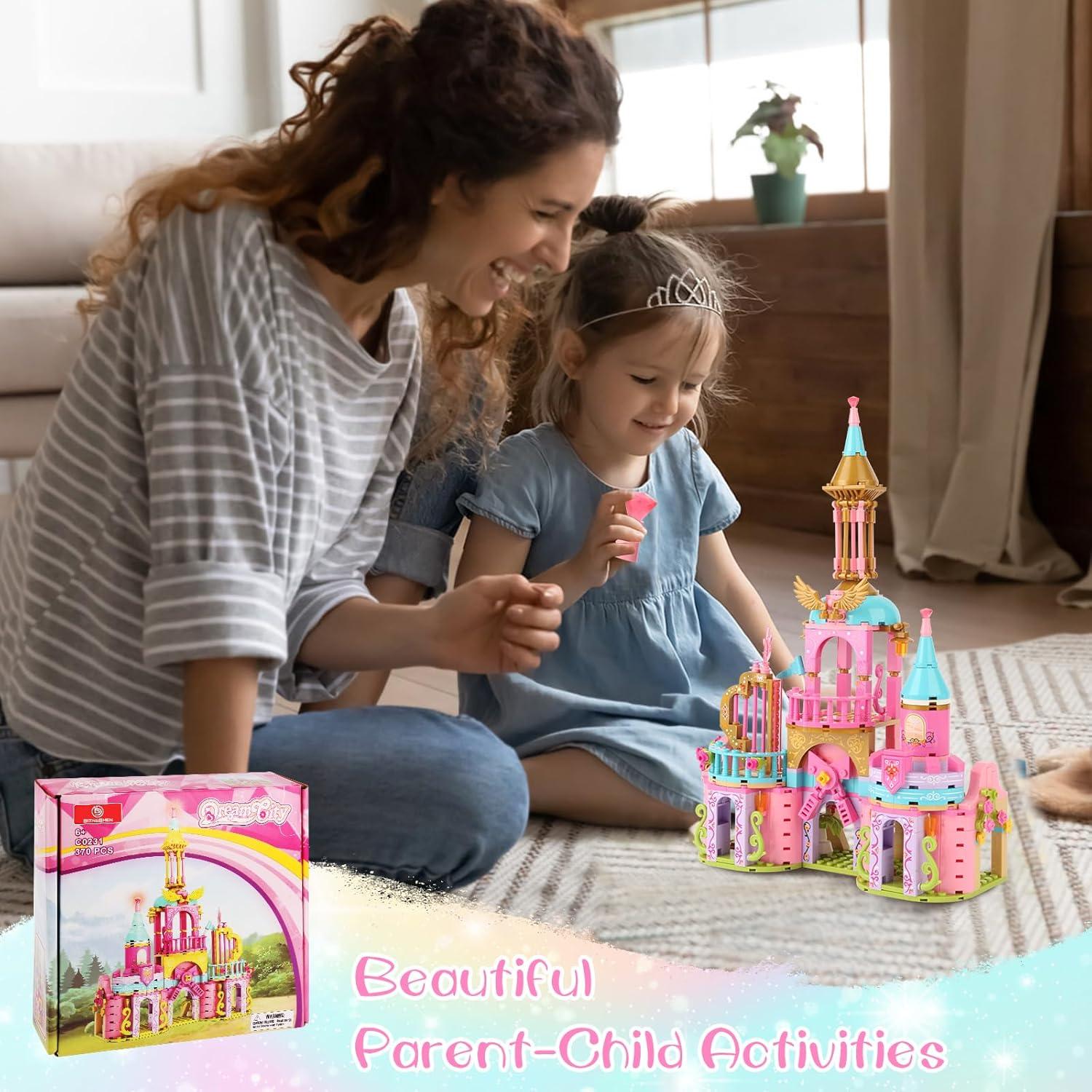 Juego de Construcción Castillo de Princesa BIZNESMEN 370 Piezas