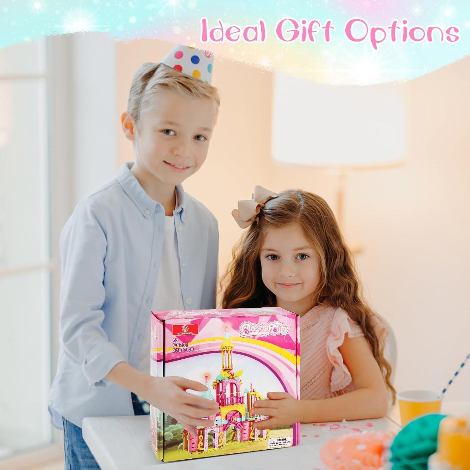 Juego de Construcción Castillo de Princesa BIZNESMEN 370 Piezas