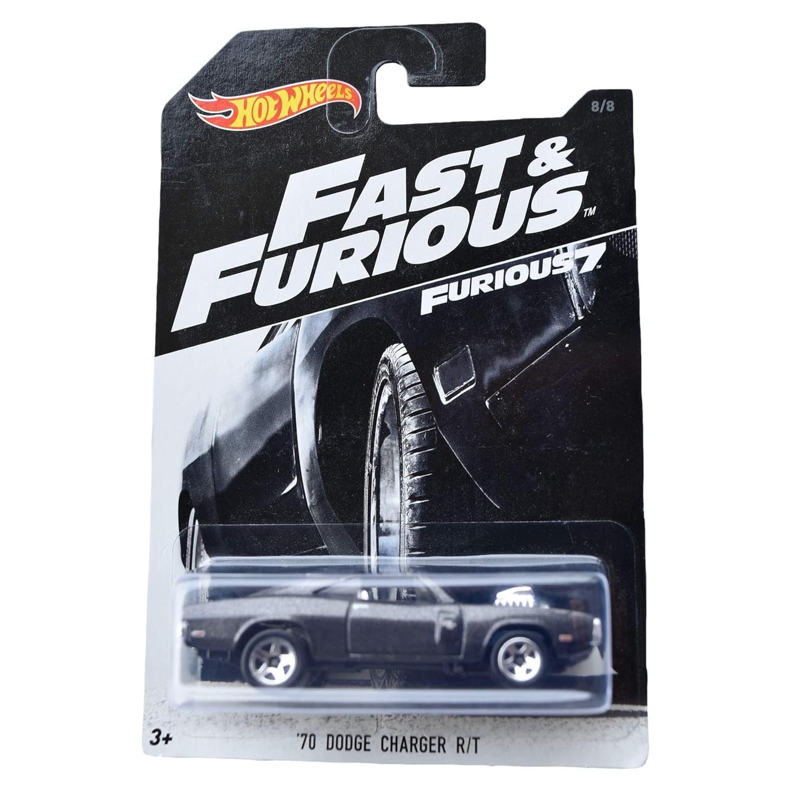 Hot Wheels Rápido y Furioso '70 Charger R/T Negro 1:64