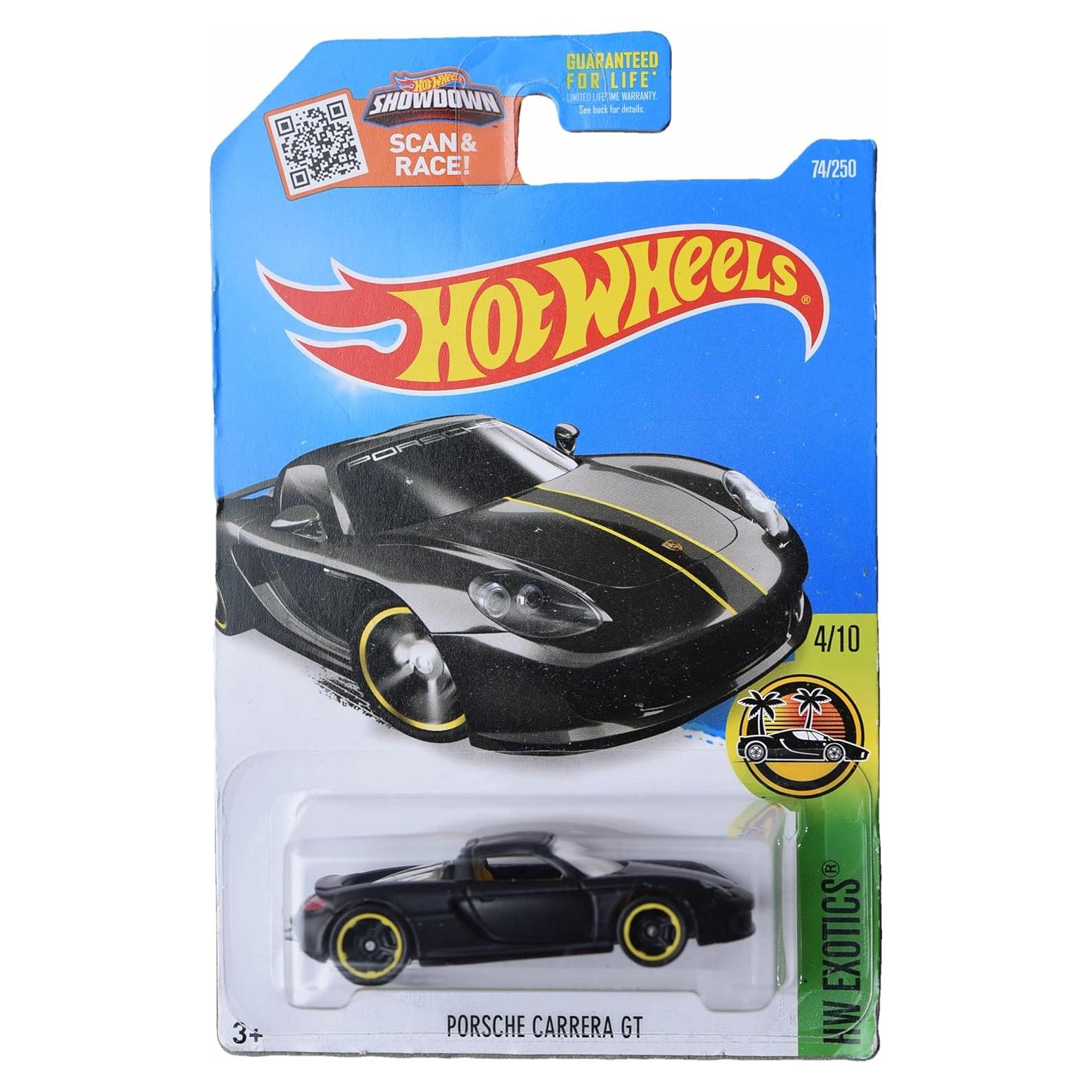 Hot Wheels Porsche Carrera GT Escala 1:64 - Negro