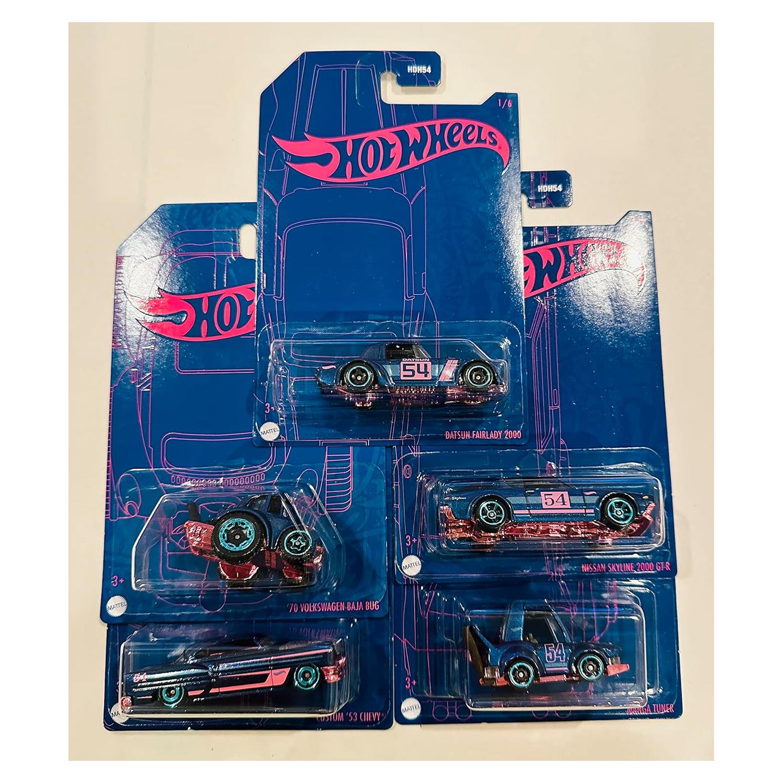 Hot Wheels 2022 Conjunto de 5 Autos Escala 1:64 Mattel