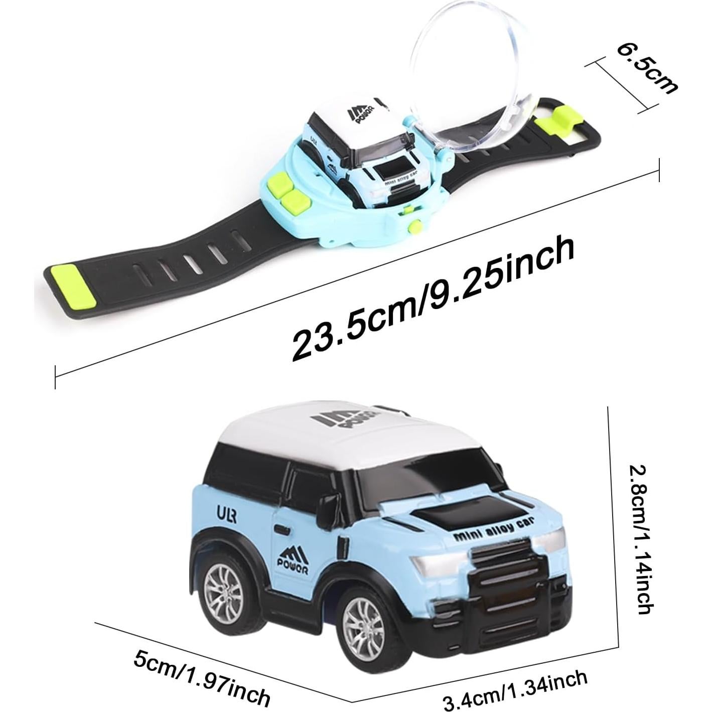 Reloj Control Remoto Coche Juguete SitertCF Azul y Blanco