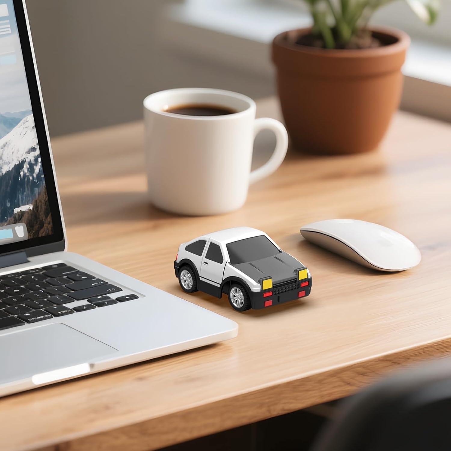 Coche de Control Remoto Ruxrcni Mini 2.4GHz con Luces LED