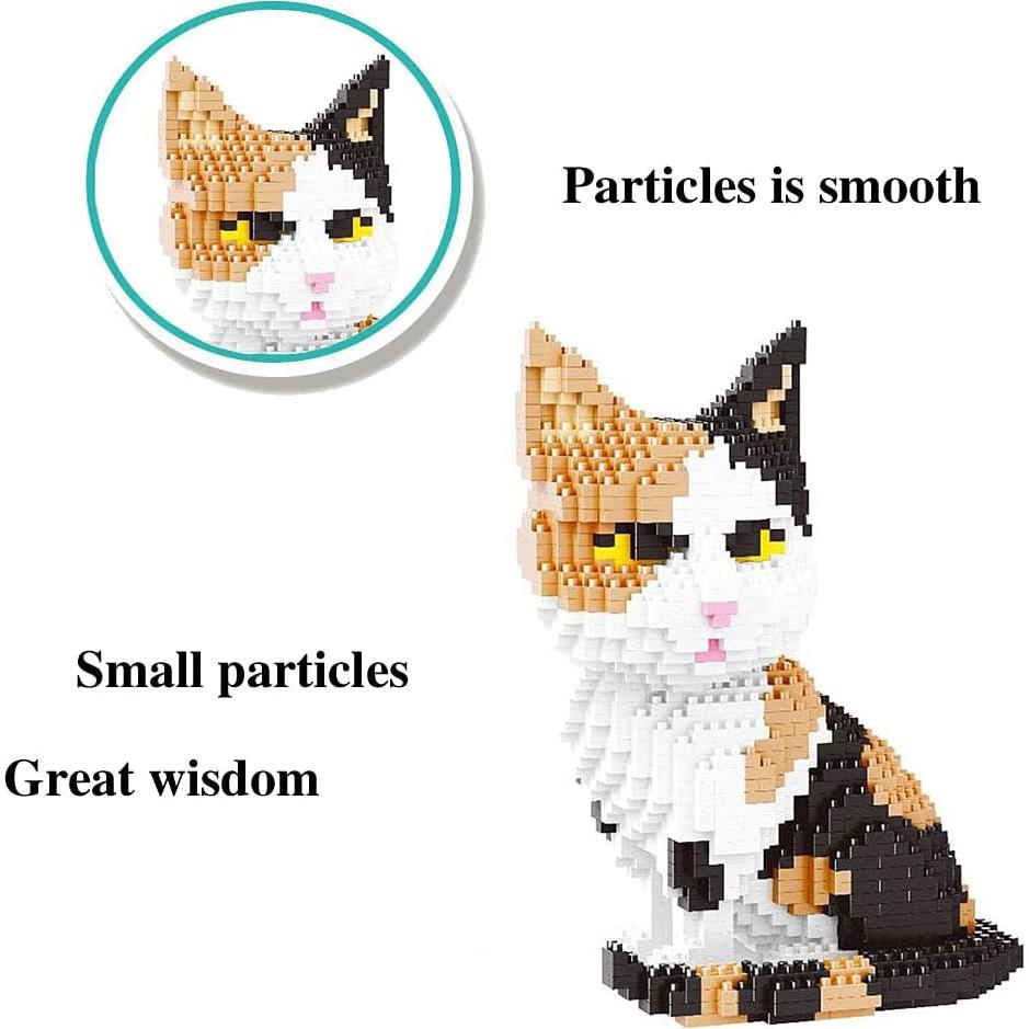 Mini Bloques de Construcción Gato Colorido 1300PCS ISeeSee