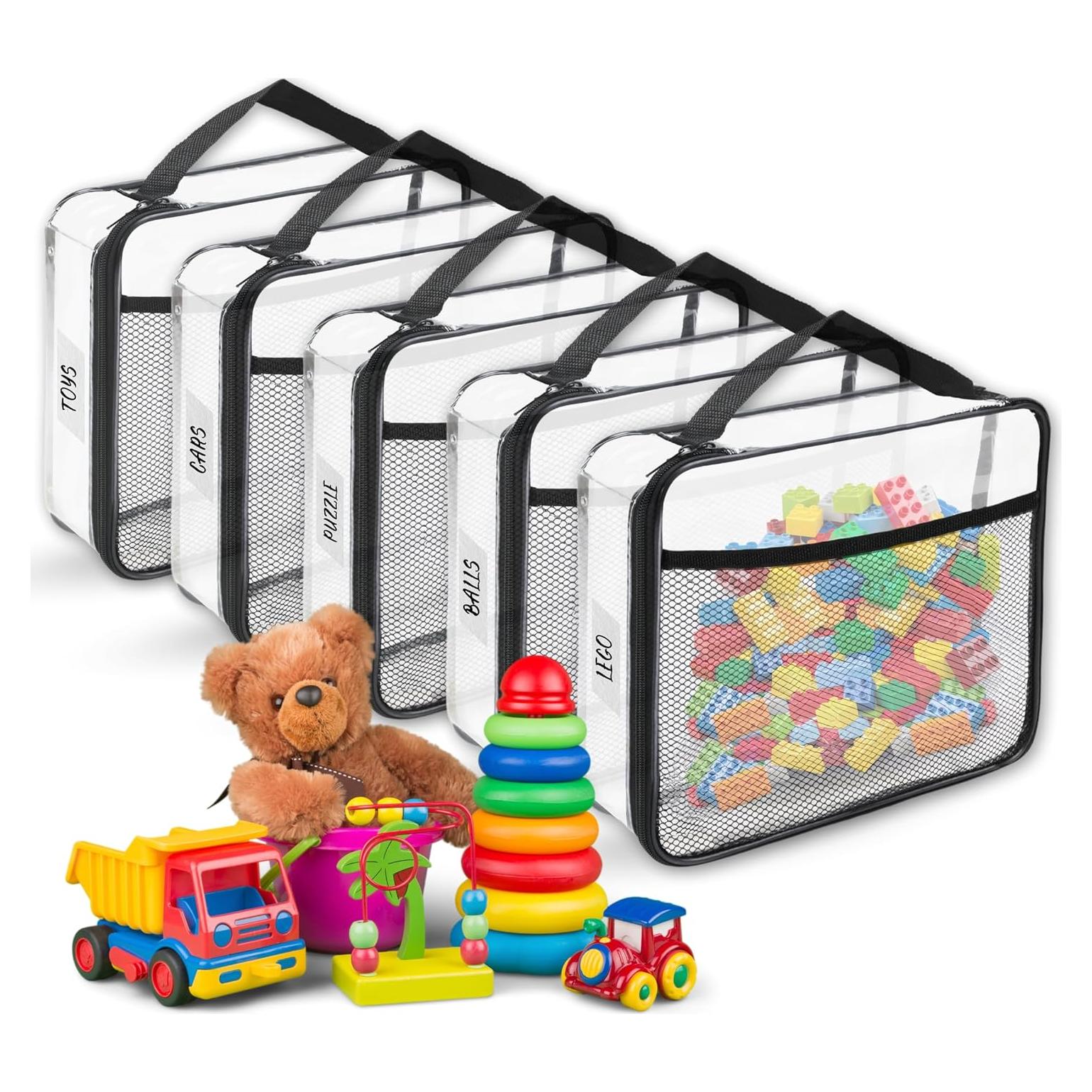 Paquete de 5 Bolsas de Almacenamiento Beebiji 30.48x24.13cm PVC