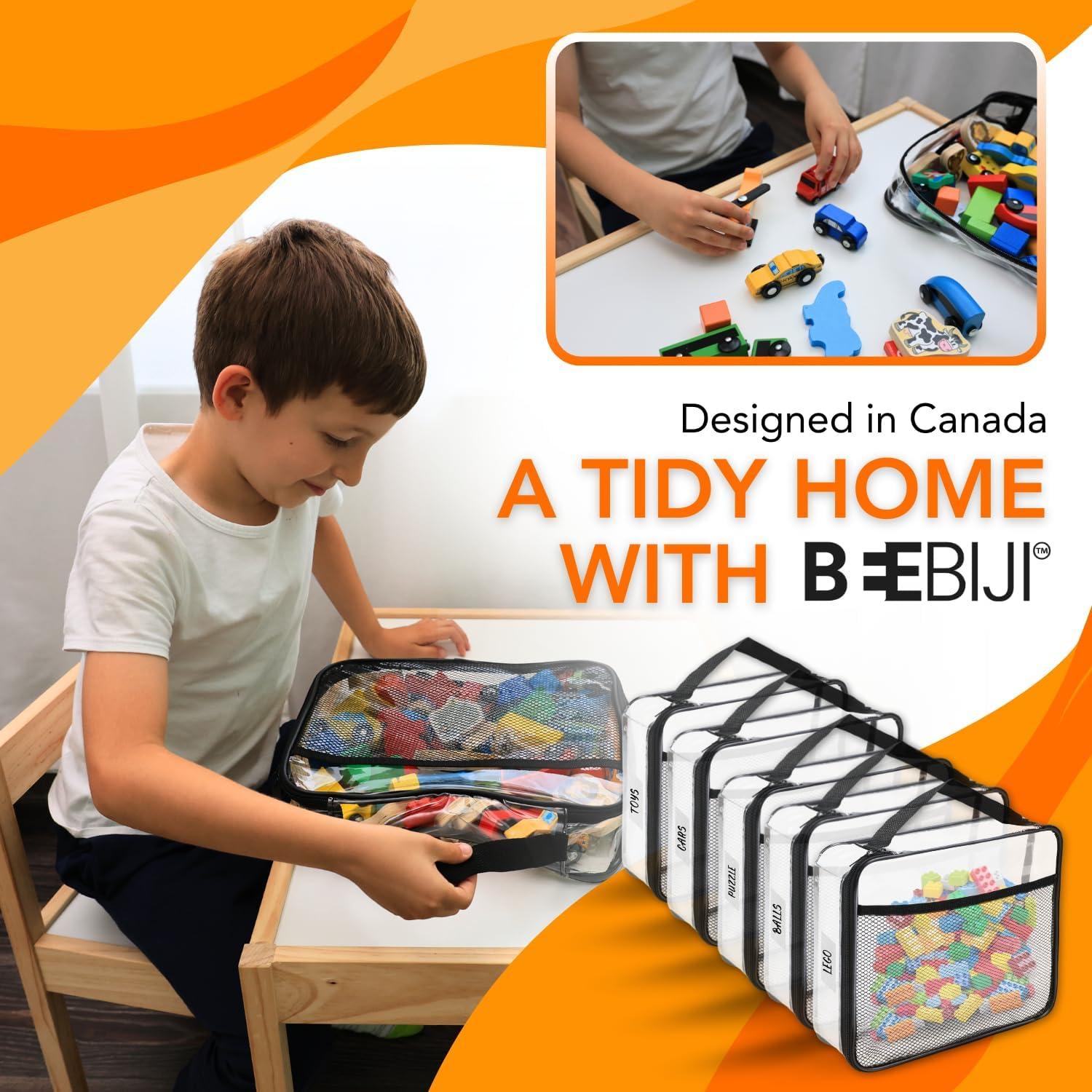 Paquete de 5 Bolsas de Almacenamiento Beebiji 30.48x24.13cm PVC