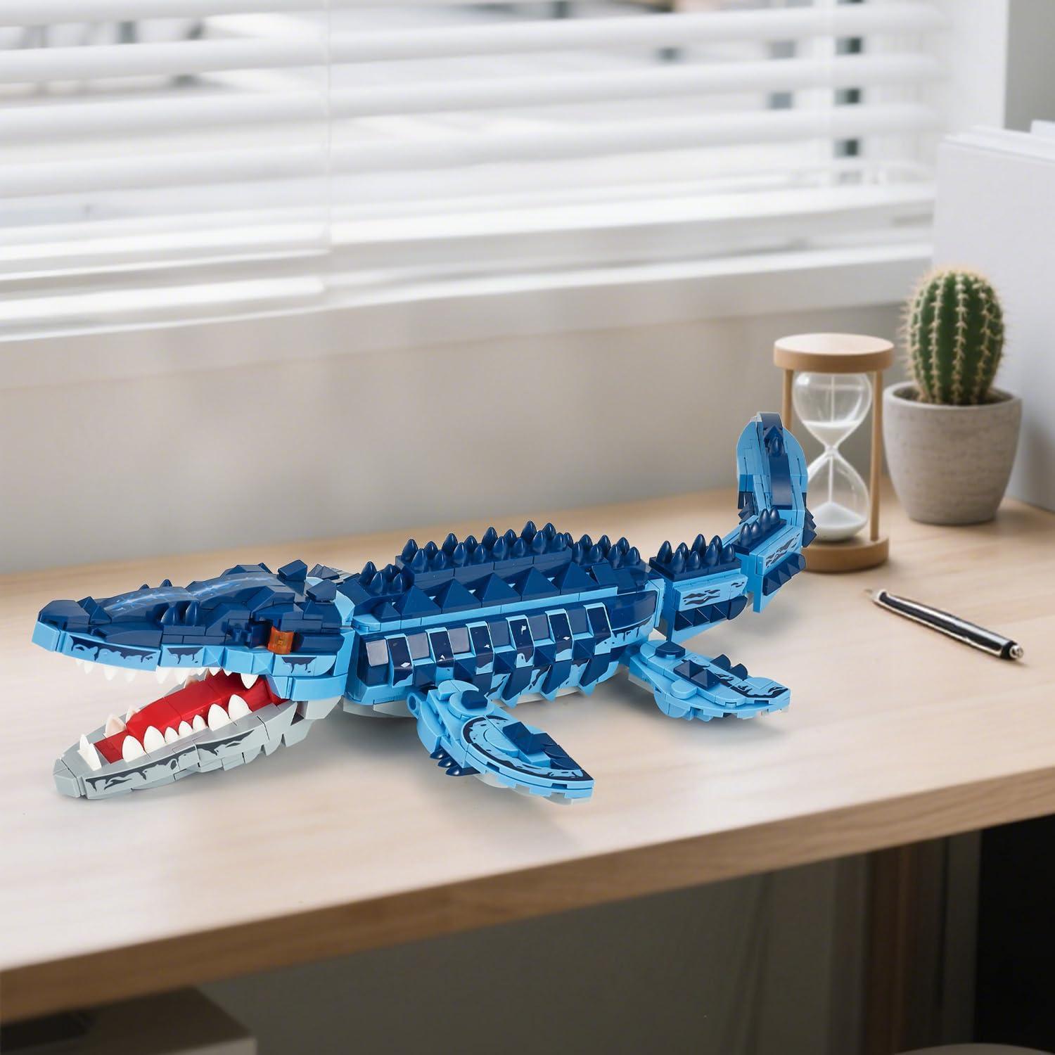 Conjunto de Construcción Mosasaurio IKKOSYA 805 Piezas