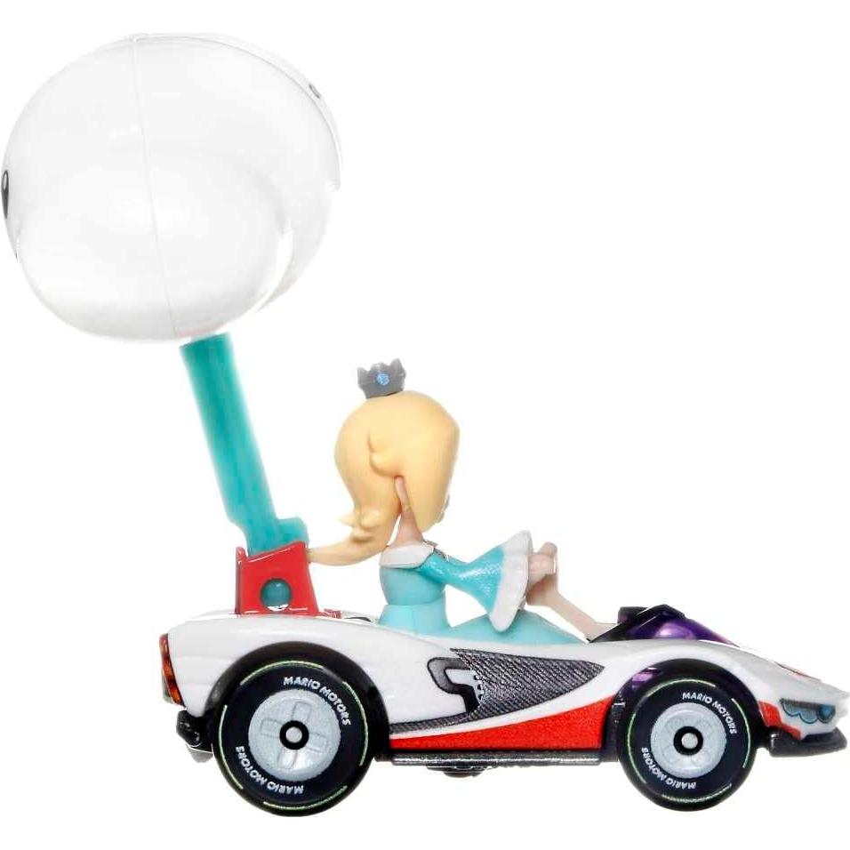 Hot Wheels Mario Kart Rosalina P-Wing con Cloud Glider