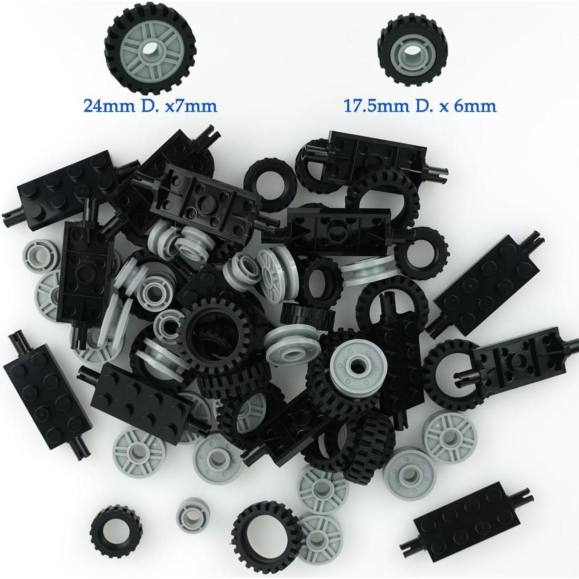 Juego de Ruedas y Neumáticos Pasacho 70 Piezas para Autos