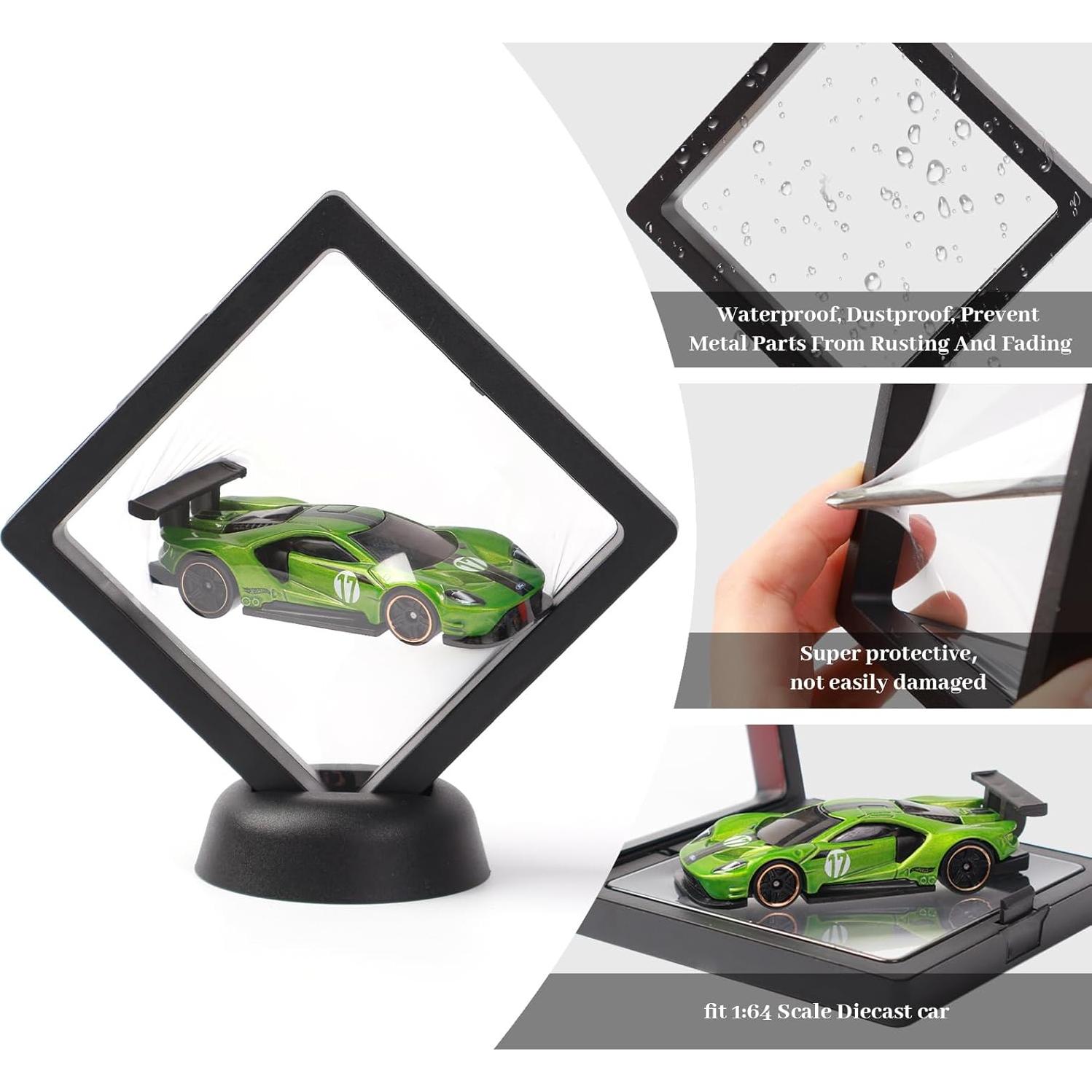 Estuche de exhibición 3D Hot Wheels Galumo 1:64 con base antideslizante