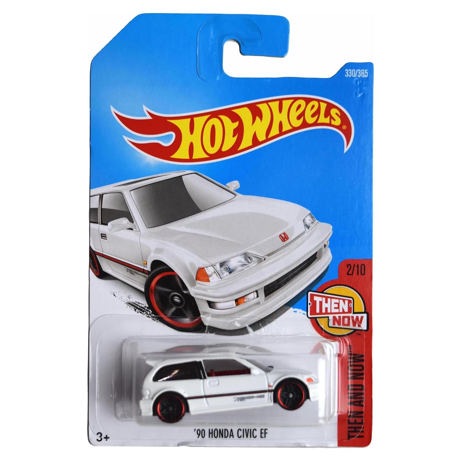 Hot Wheels Honda Civic EF 1990 Blanco 1:64 Metal