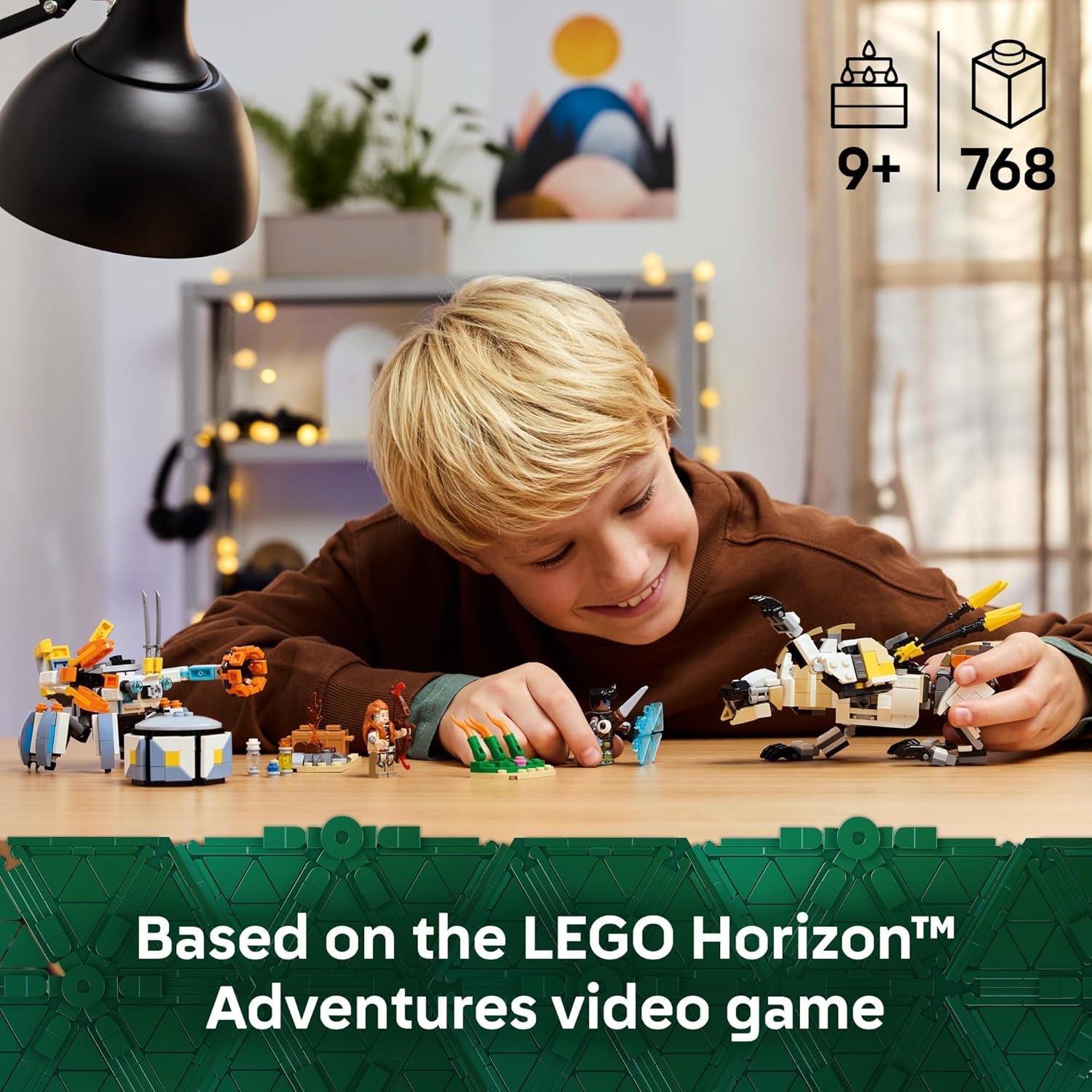 LEGO Aventuras en Horizon: Aloy y Varl vs. Shell-Walker 77037