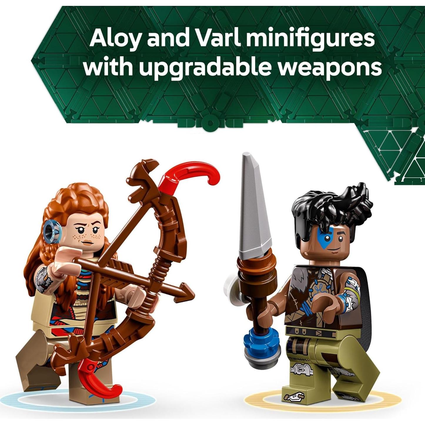 LEGO Aventuras en Horizon: Aloy y Varl vs. Shell-Walker 77037