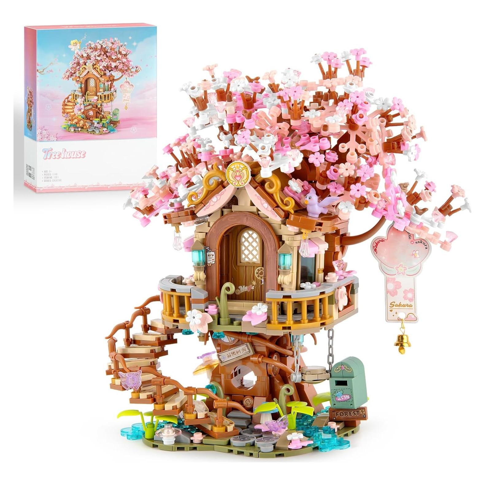 Conjunto de Bonsai Casa en el Árbol Vziimo 1149 PZS 17 cm