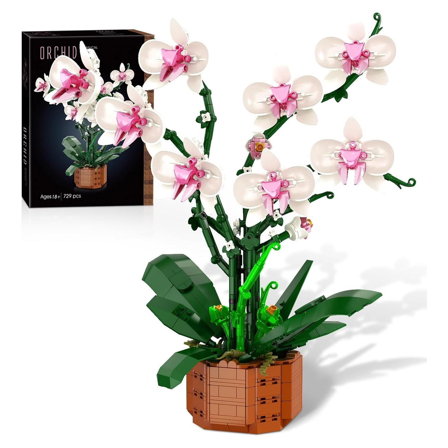 Juego de Bloques de Construcción Bilinott Orquídea 729 Piezas