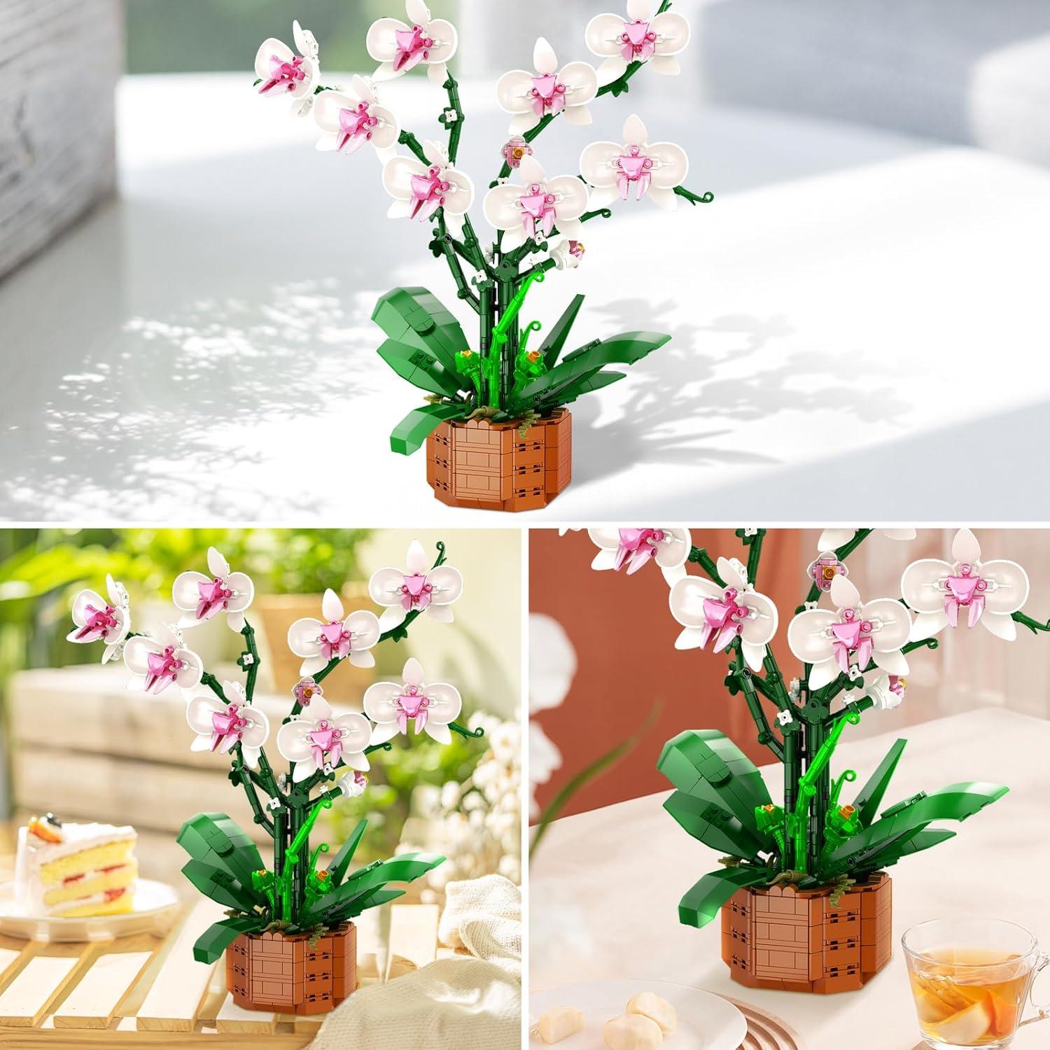 Juego de Bloques de Construcción Bilinott Orquídea 729 Piezas